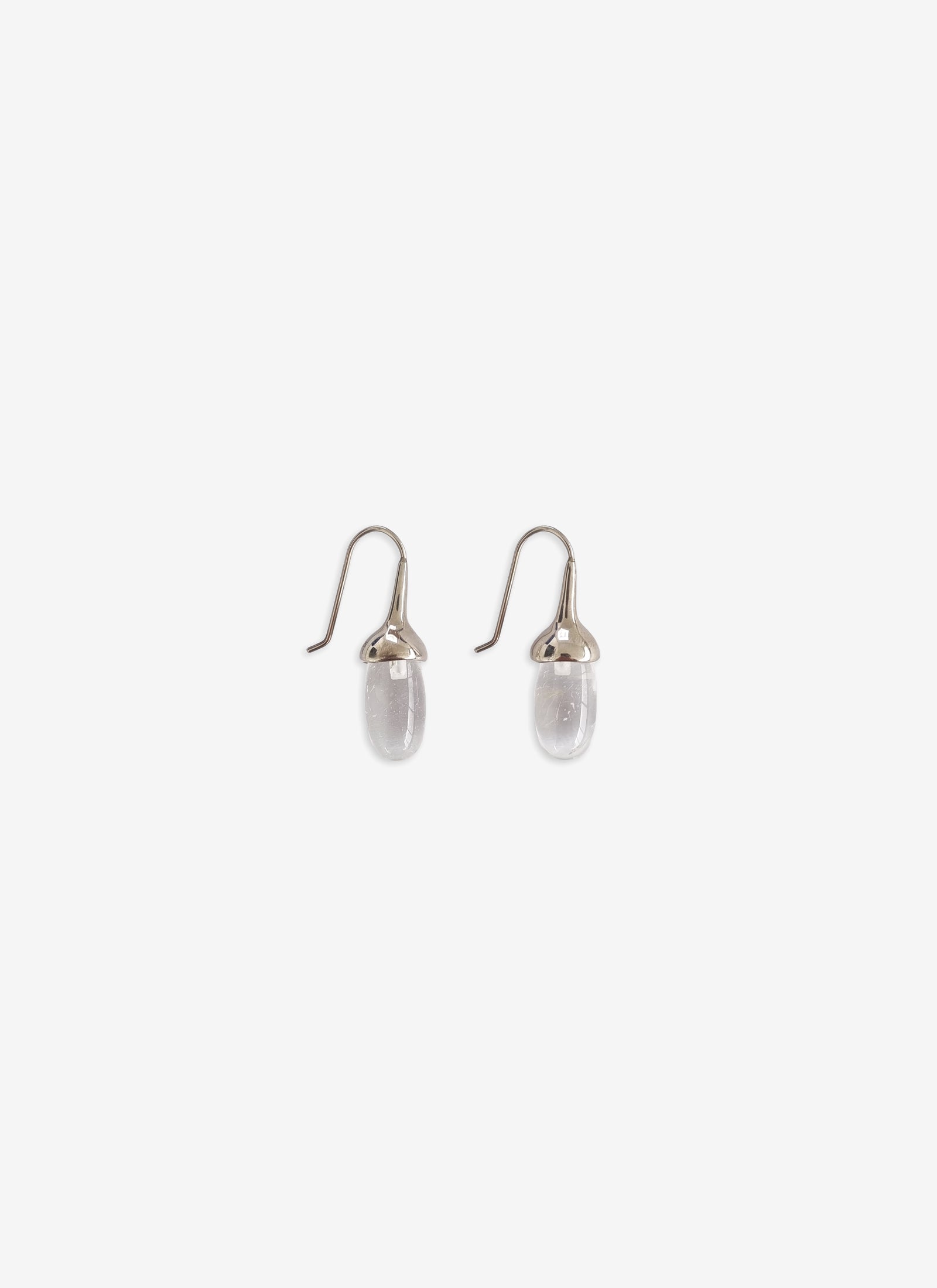 Dripping Stone Earrings - Quartz