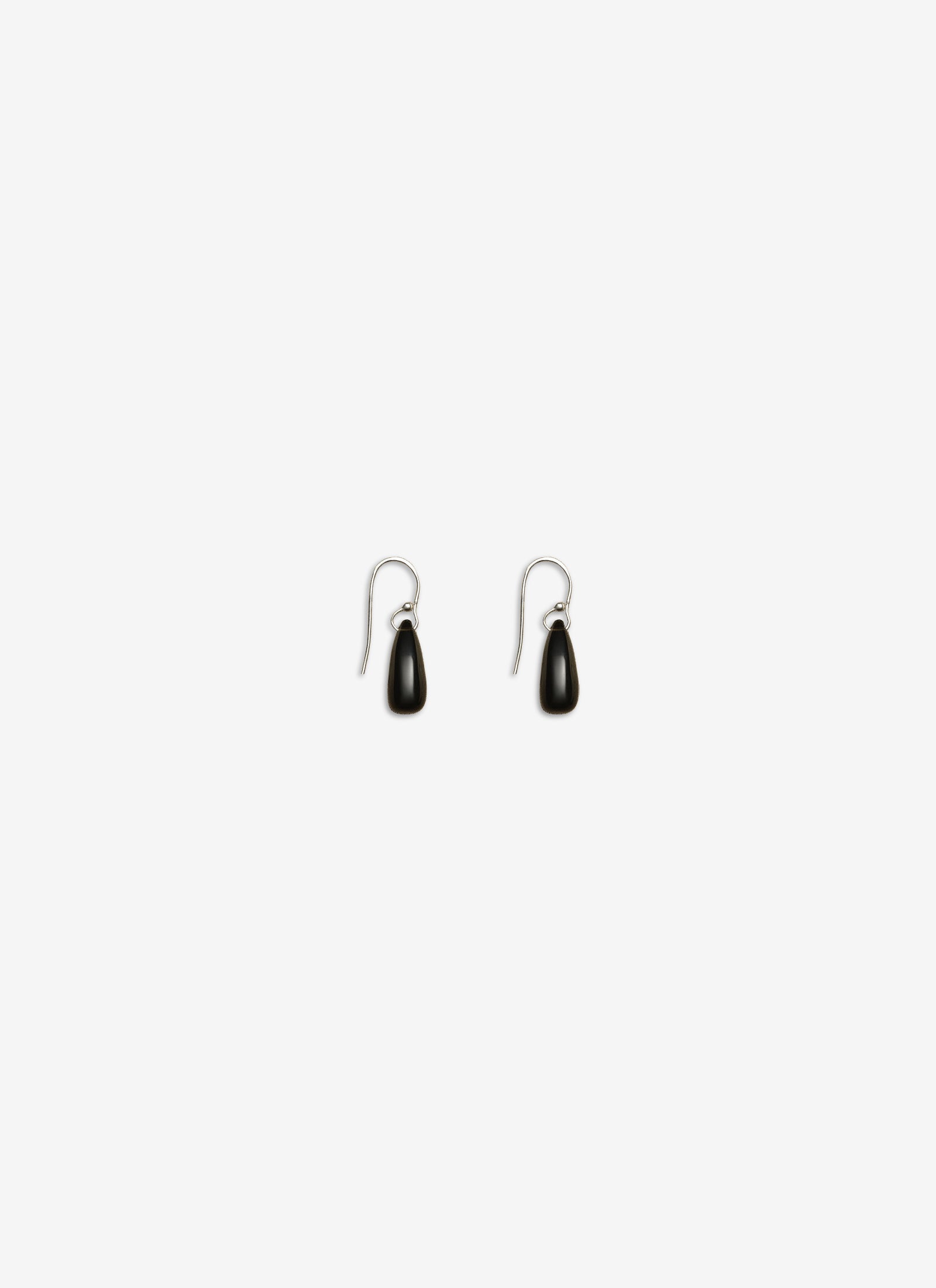 Droplet Earrings in Onyx