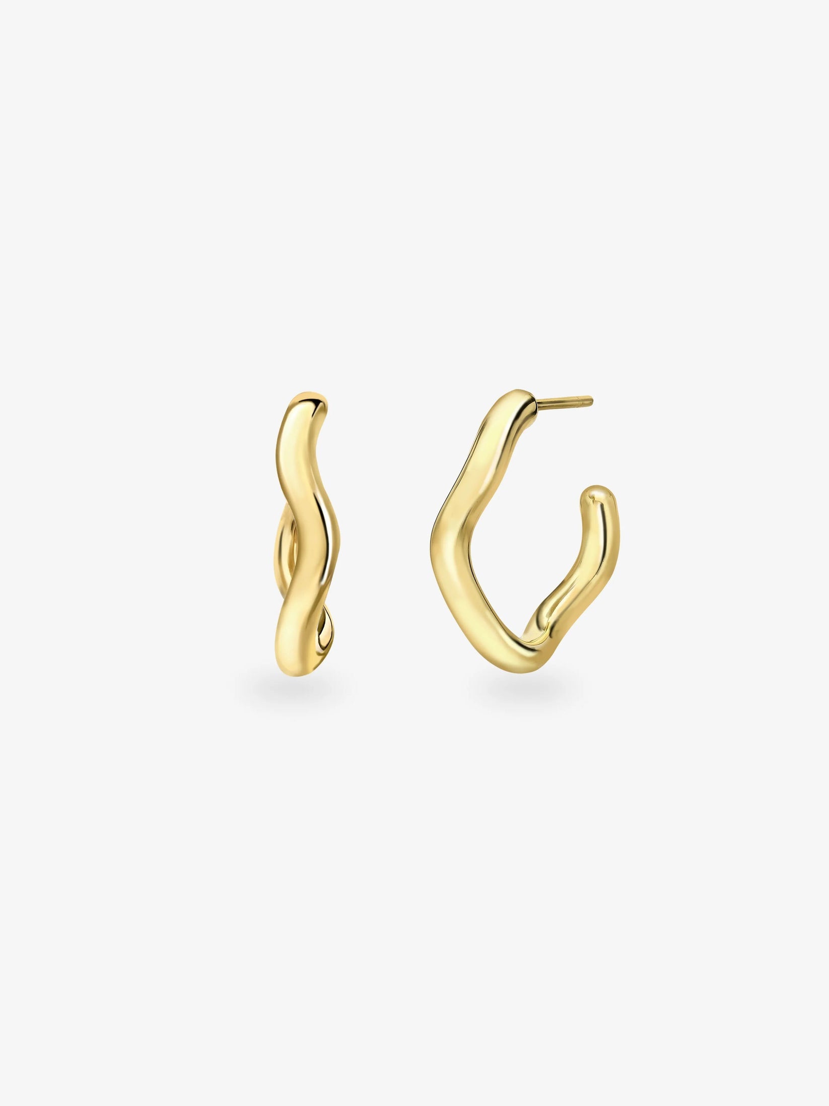 Carmela Gold Spaghetti Hoop Earrings