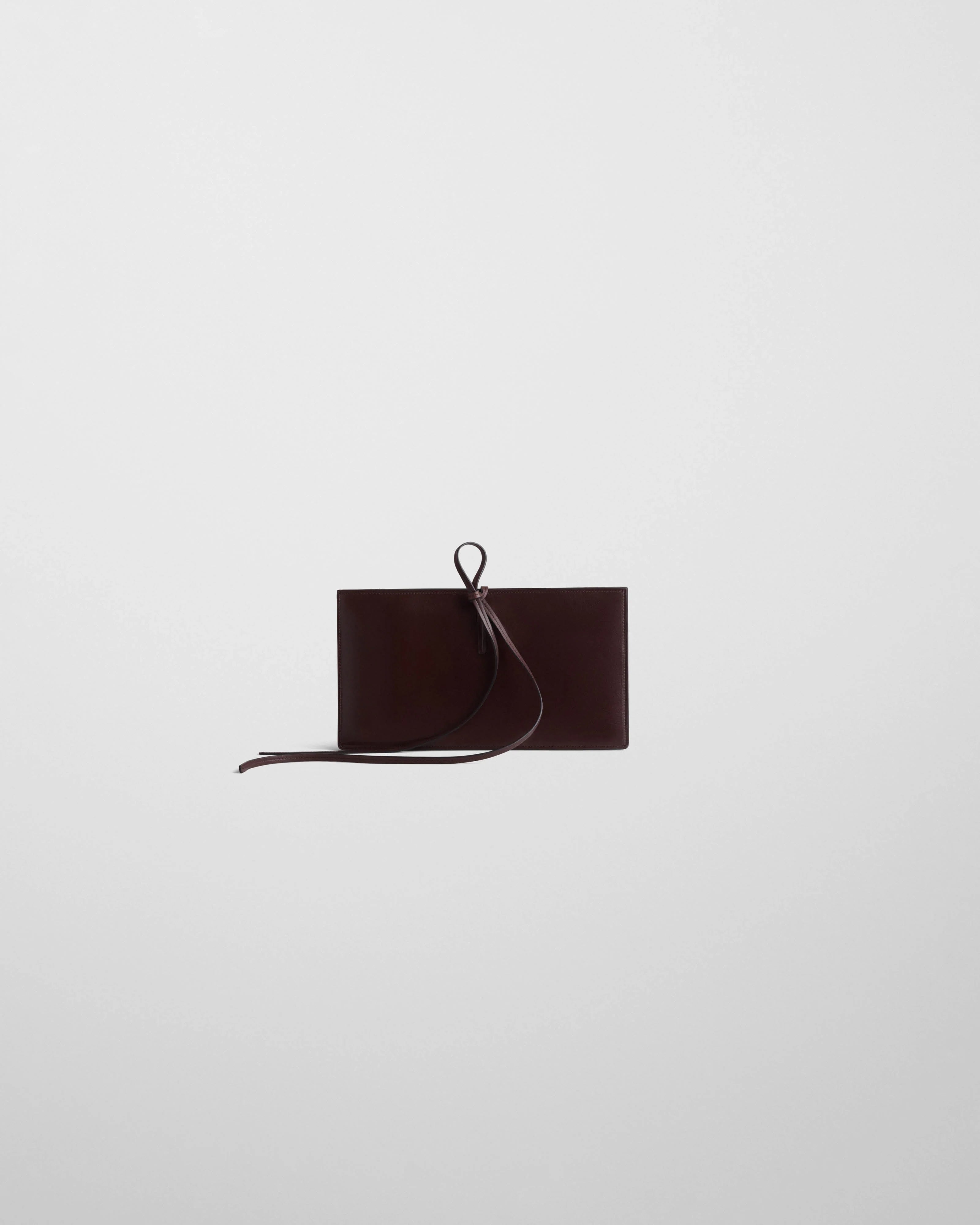 Splay Clutch - Bitter Chocolate