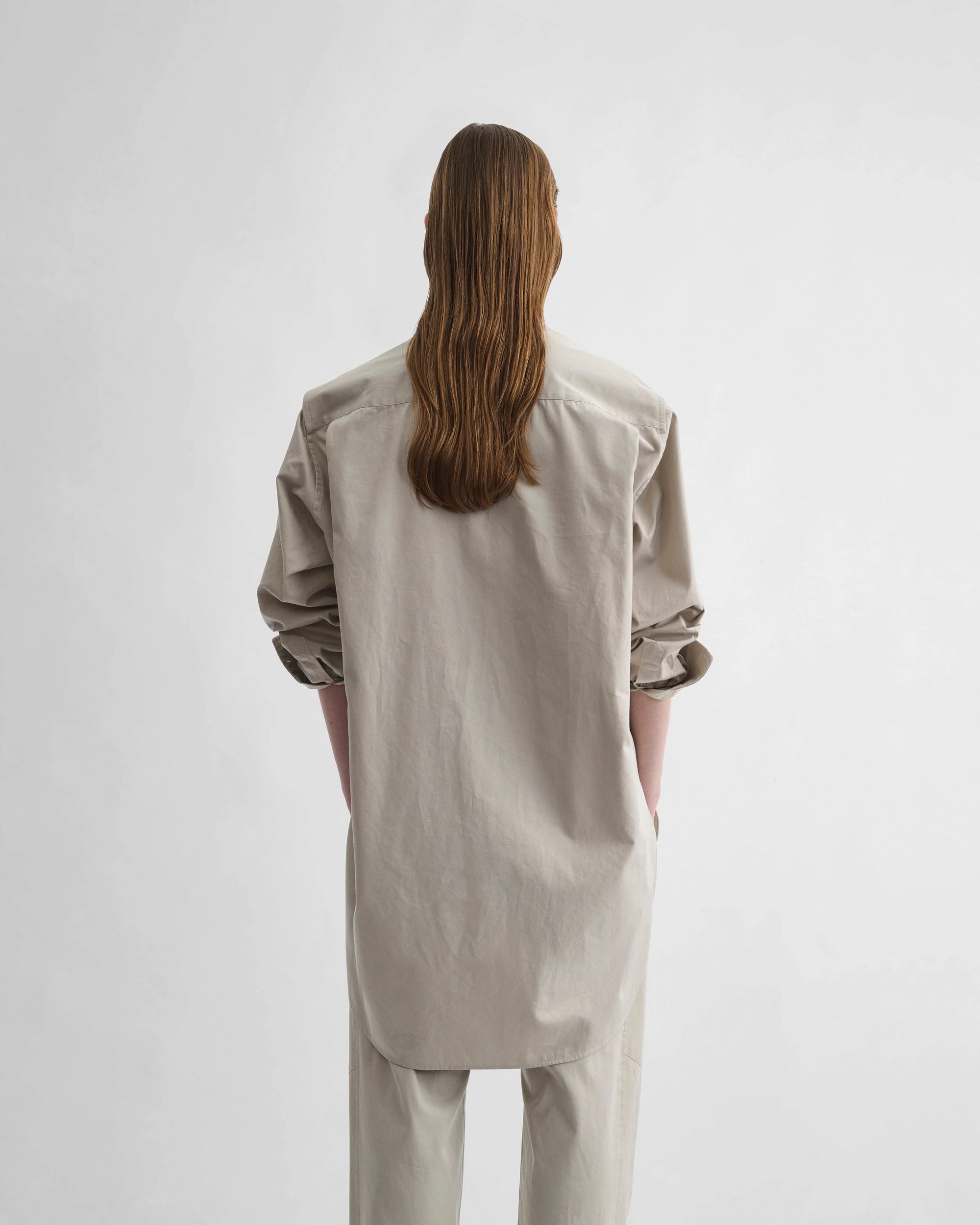 Elongated Shirt - Stone