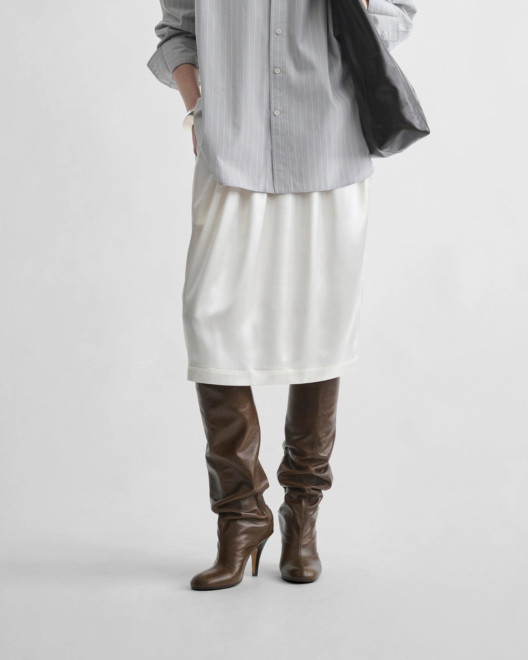 Slip Skirt - Acid Ivory