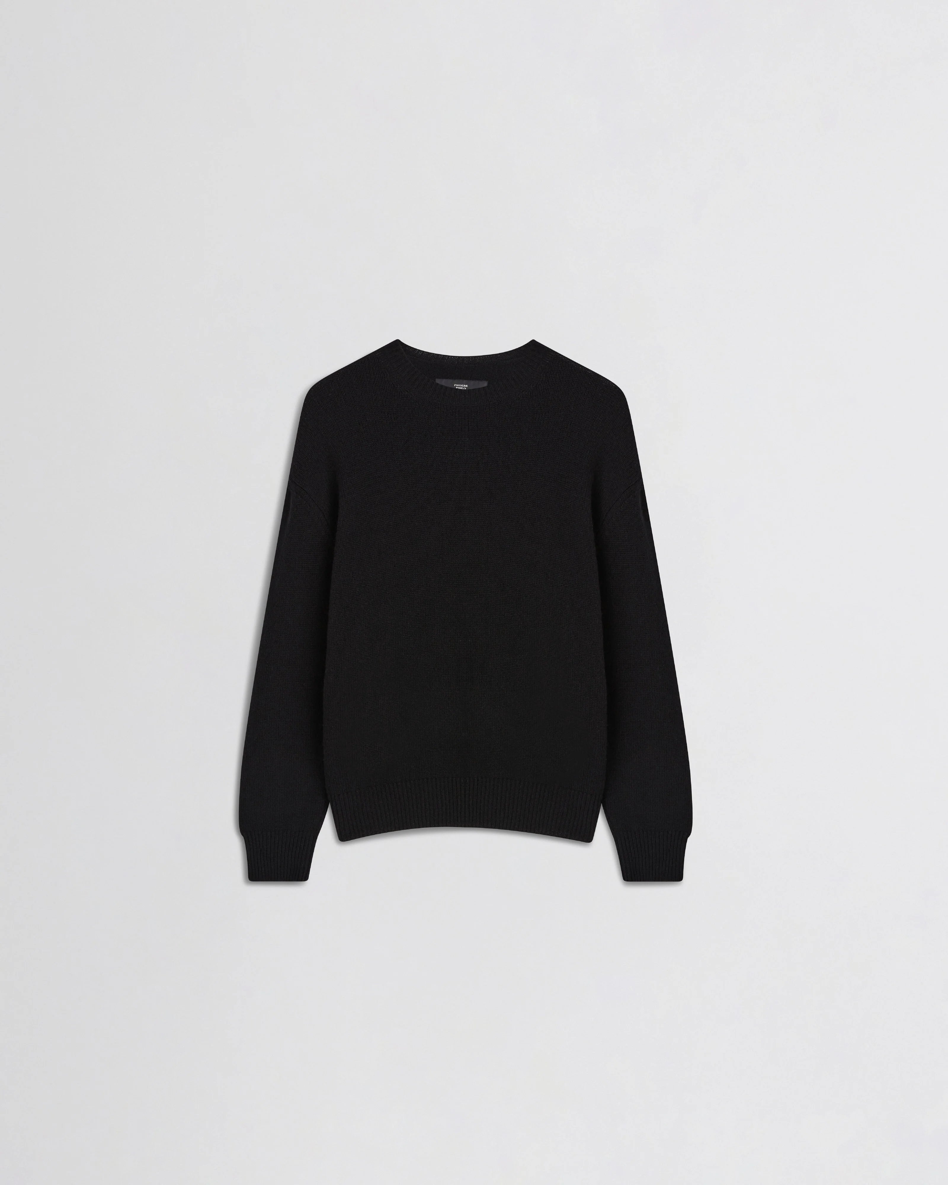 Crewneck Sweater - Black Cashere