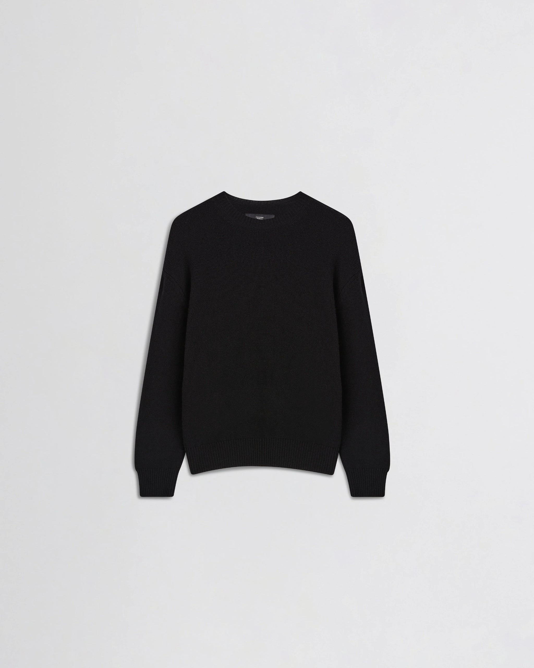 Crewneck Sweater - Black Cashere