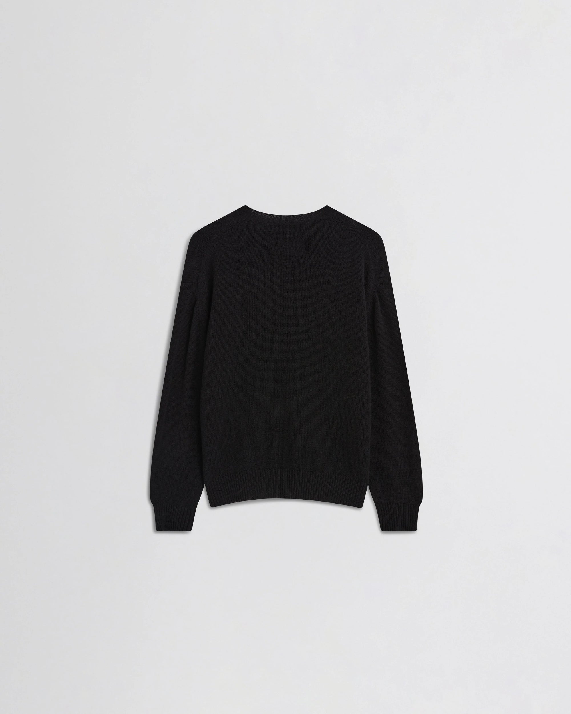 Crewneck Sweater - Black Cashere