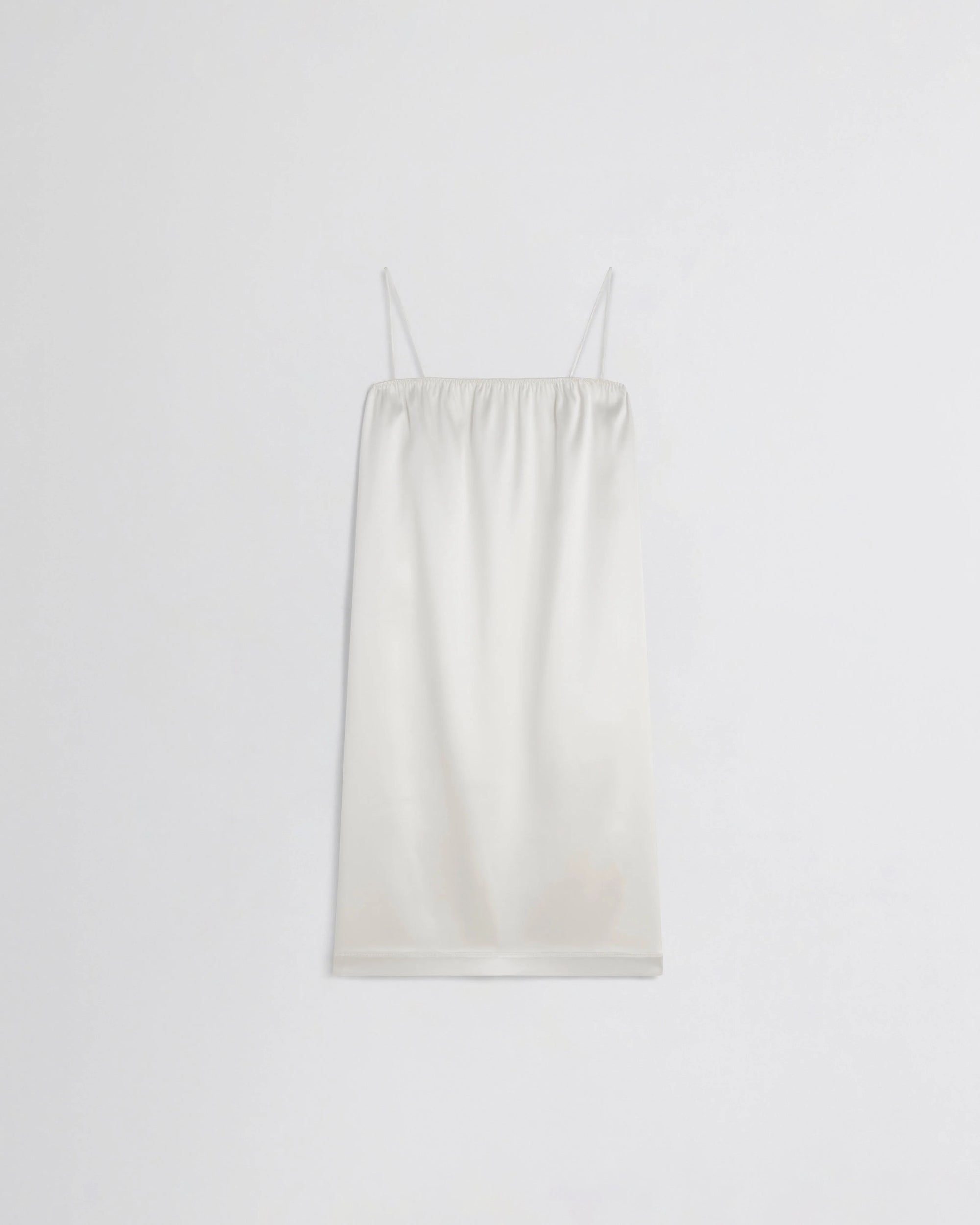 Liquid Slip Dress - Acid Ivory