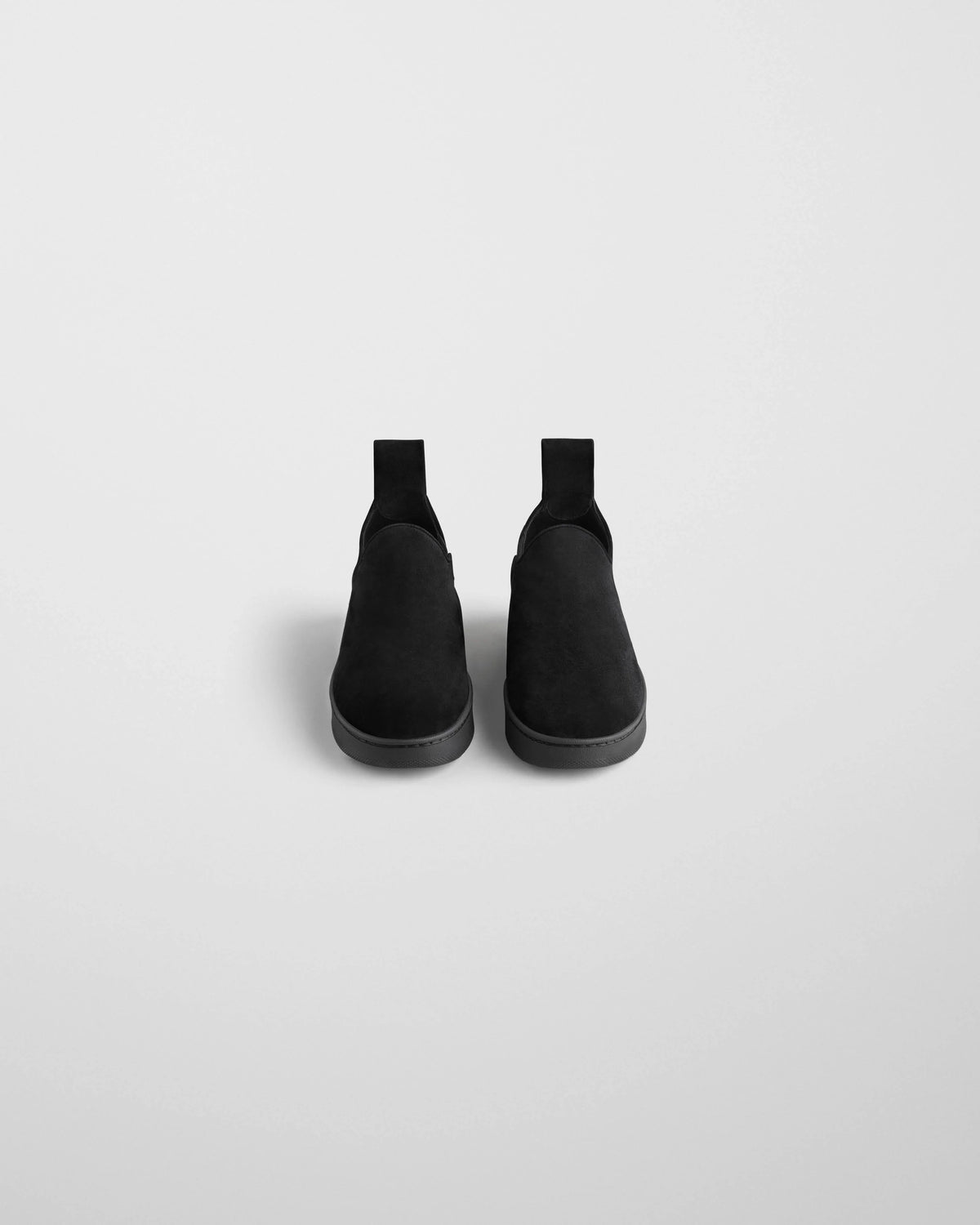 Slip On Sneaker - Black Suede