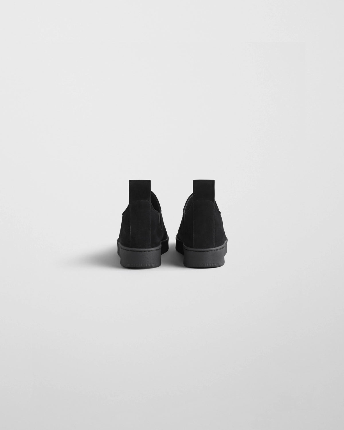 Slip On Sneaker - Black Suede