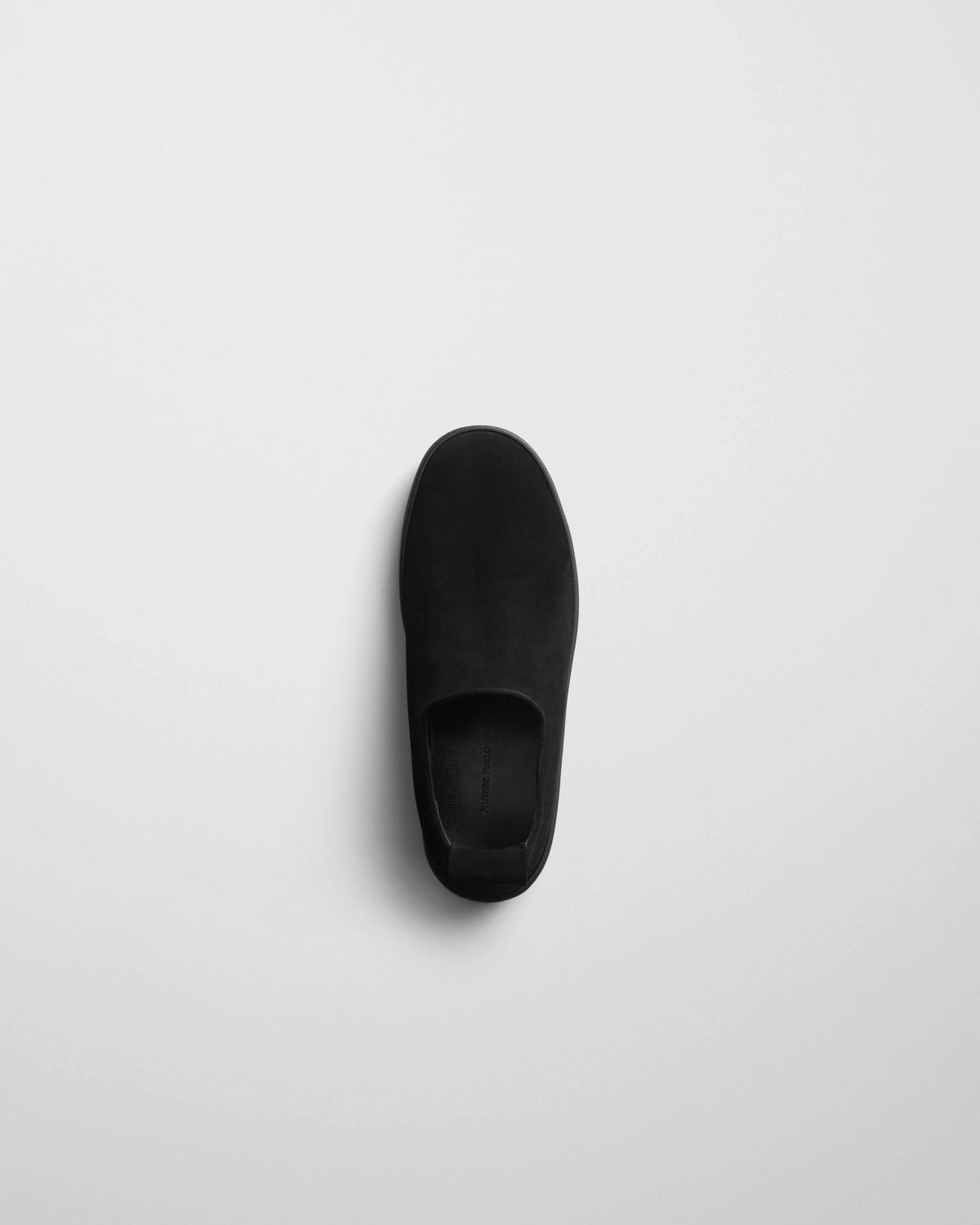 Slip On Sneaker - Black Suede