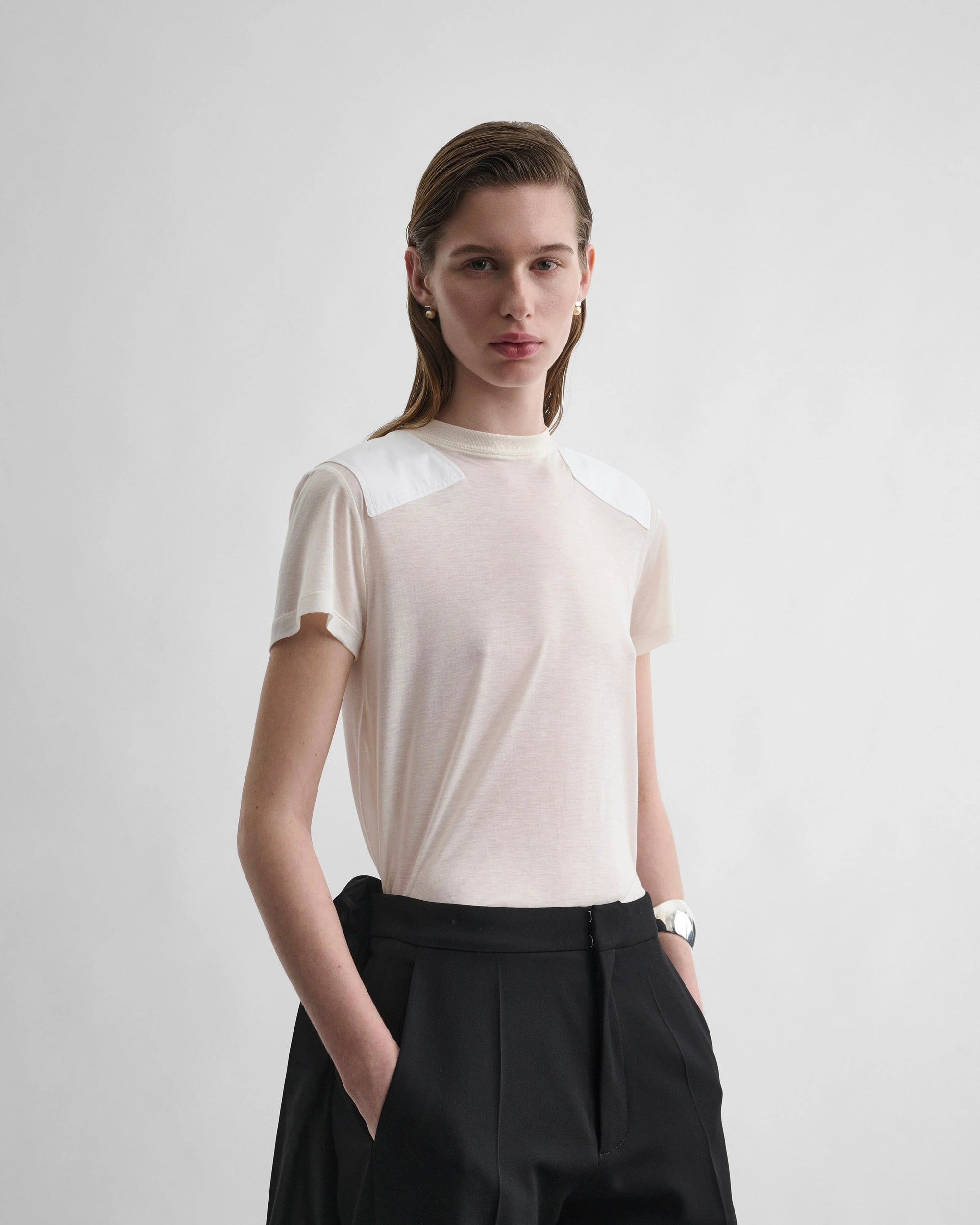 Patch T-Shirt - Ivory