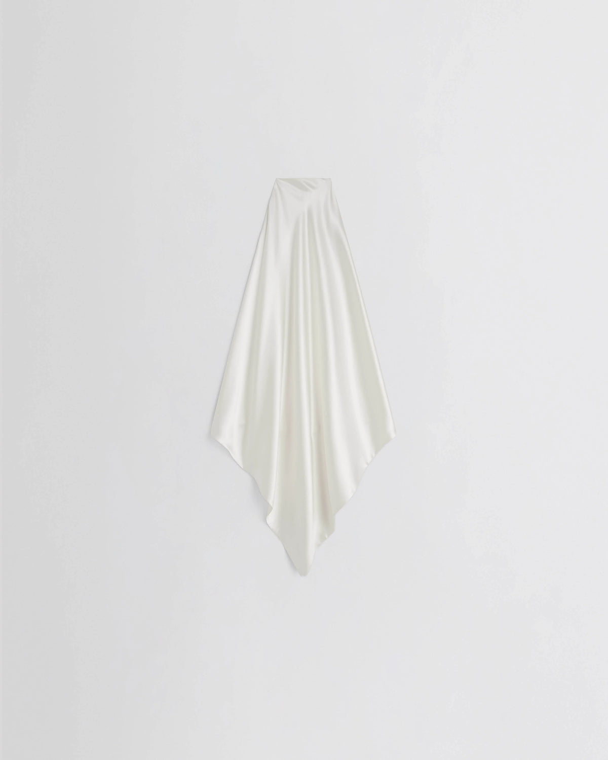 Liquid Scarf Top - Cream Silk