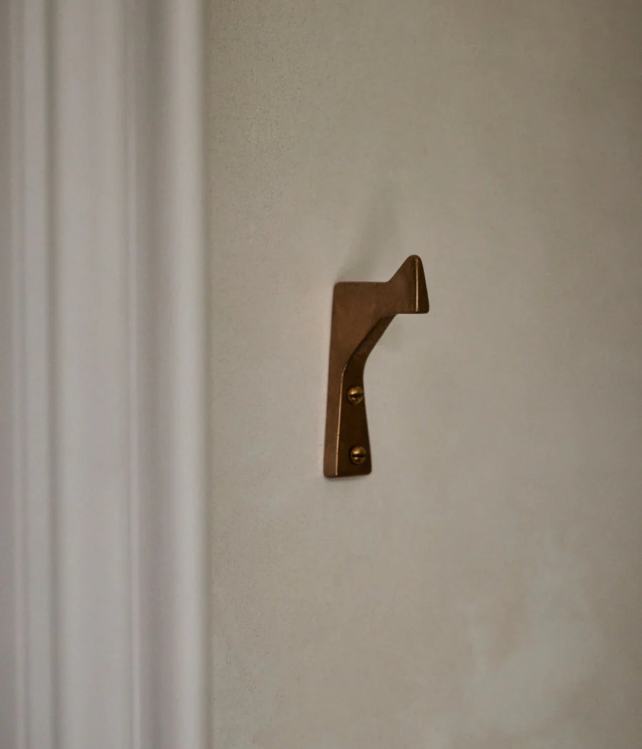 Towel Hook in Blackened Bronze
