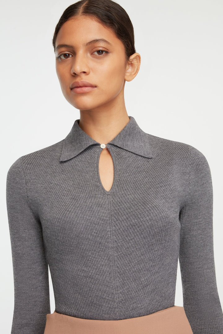 Ambrose Knit in Grey Melange