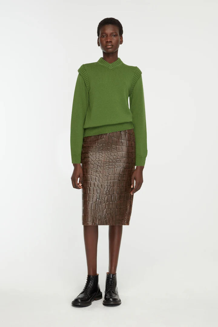 Kit Jumper in Forest Green