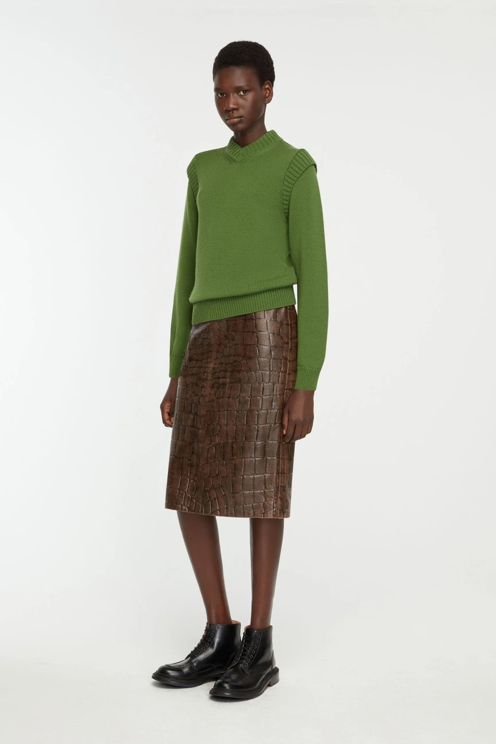 Kit Jumper in Forest Green