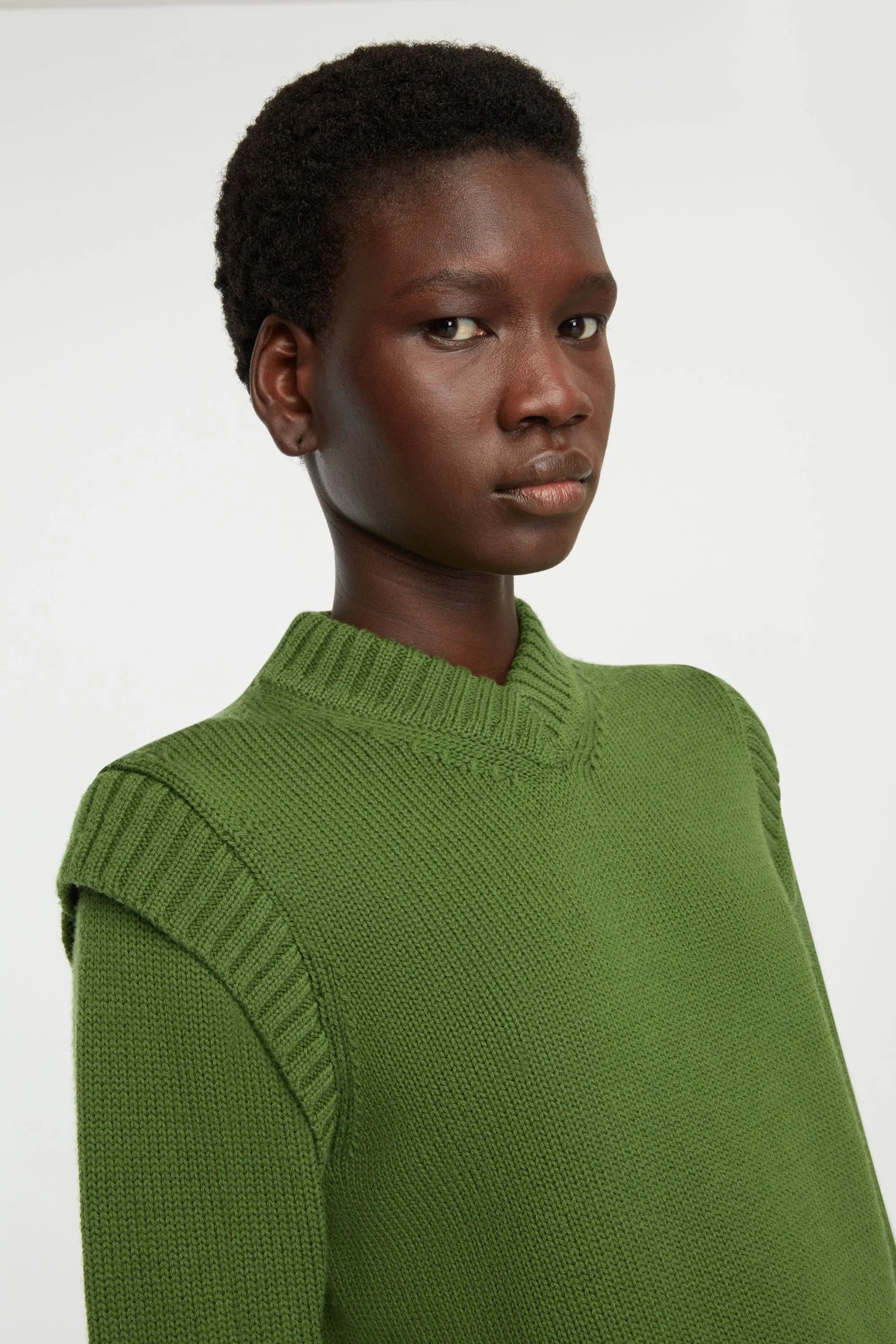Kit Jumper in Forest Green