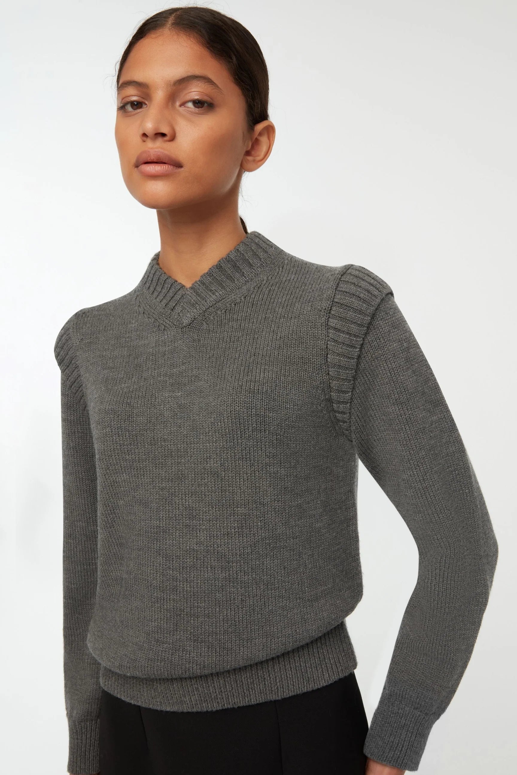 Kit Jumper in Grey Melange