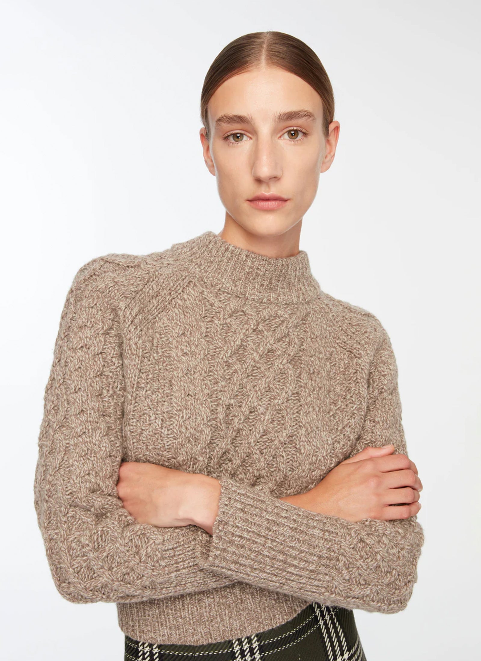 Emory Knit - Beige Mouline Melange