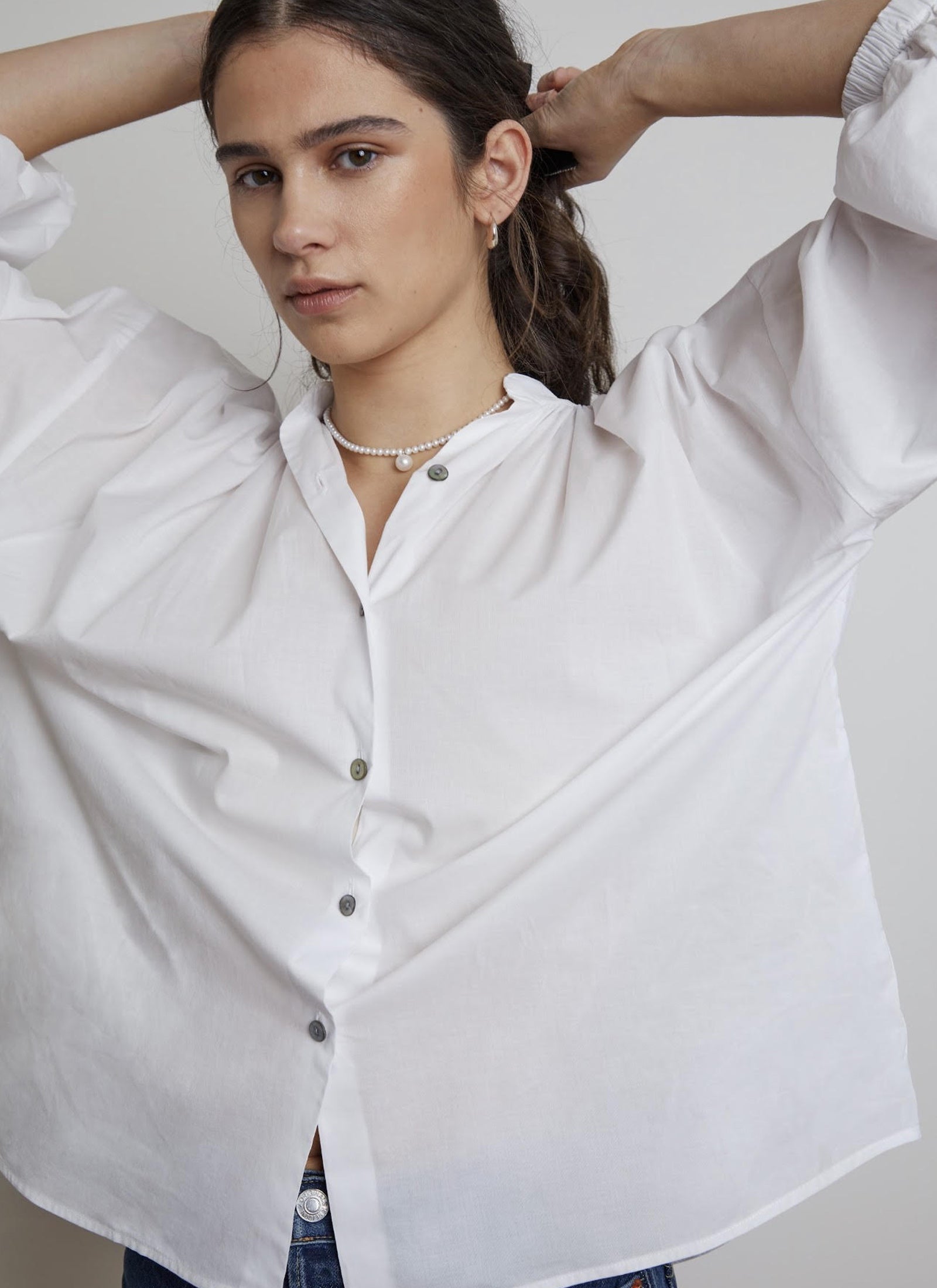 Everyday Blouse in White