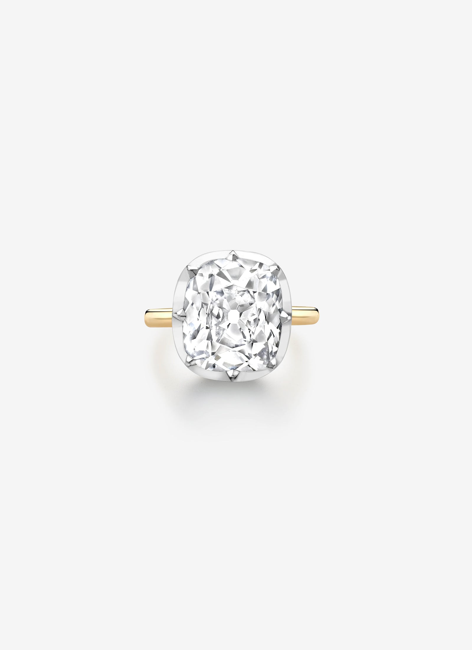 Signature 7.01ct Cushion Cut Diamond Ring