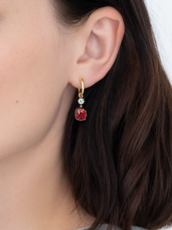 Gypsets - Asymmetric Cushion Ruby 2.08ct and 0.20ct Diamond