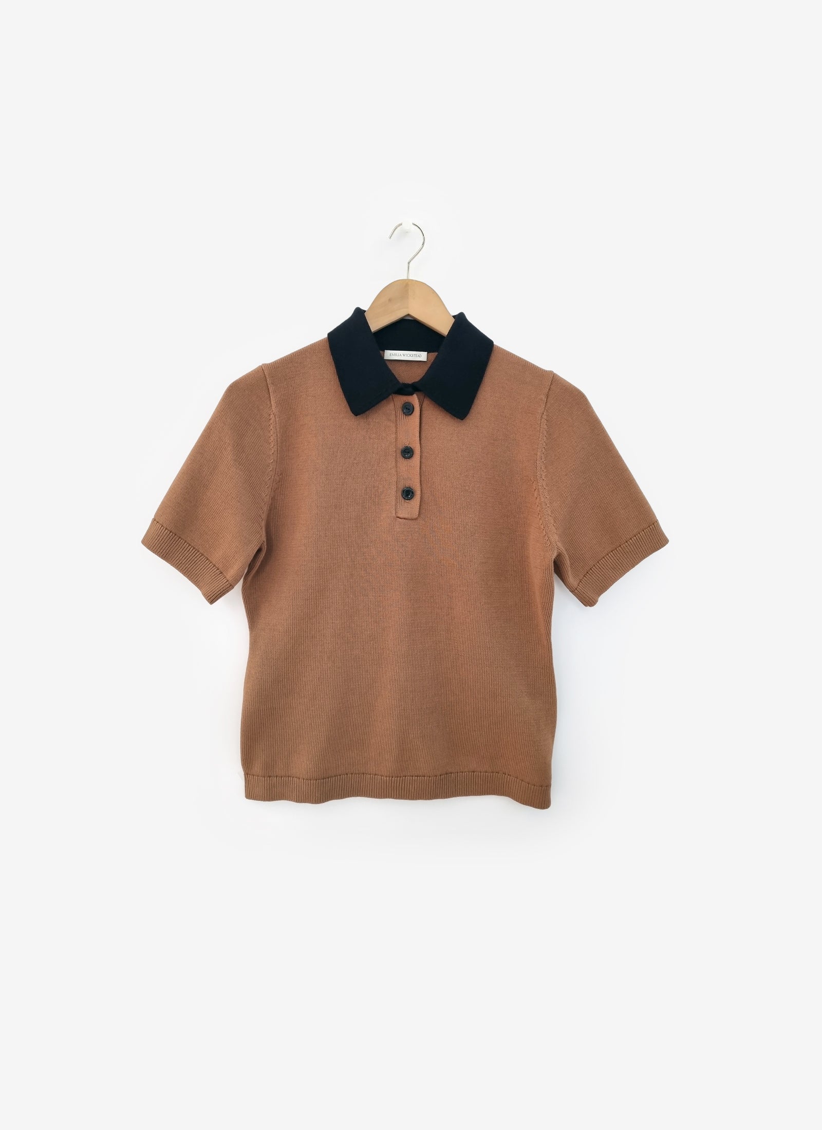 Fairlie Polo Top - Mocha