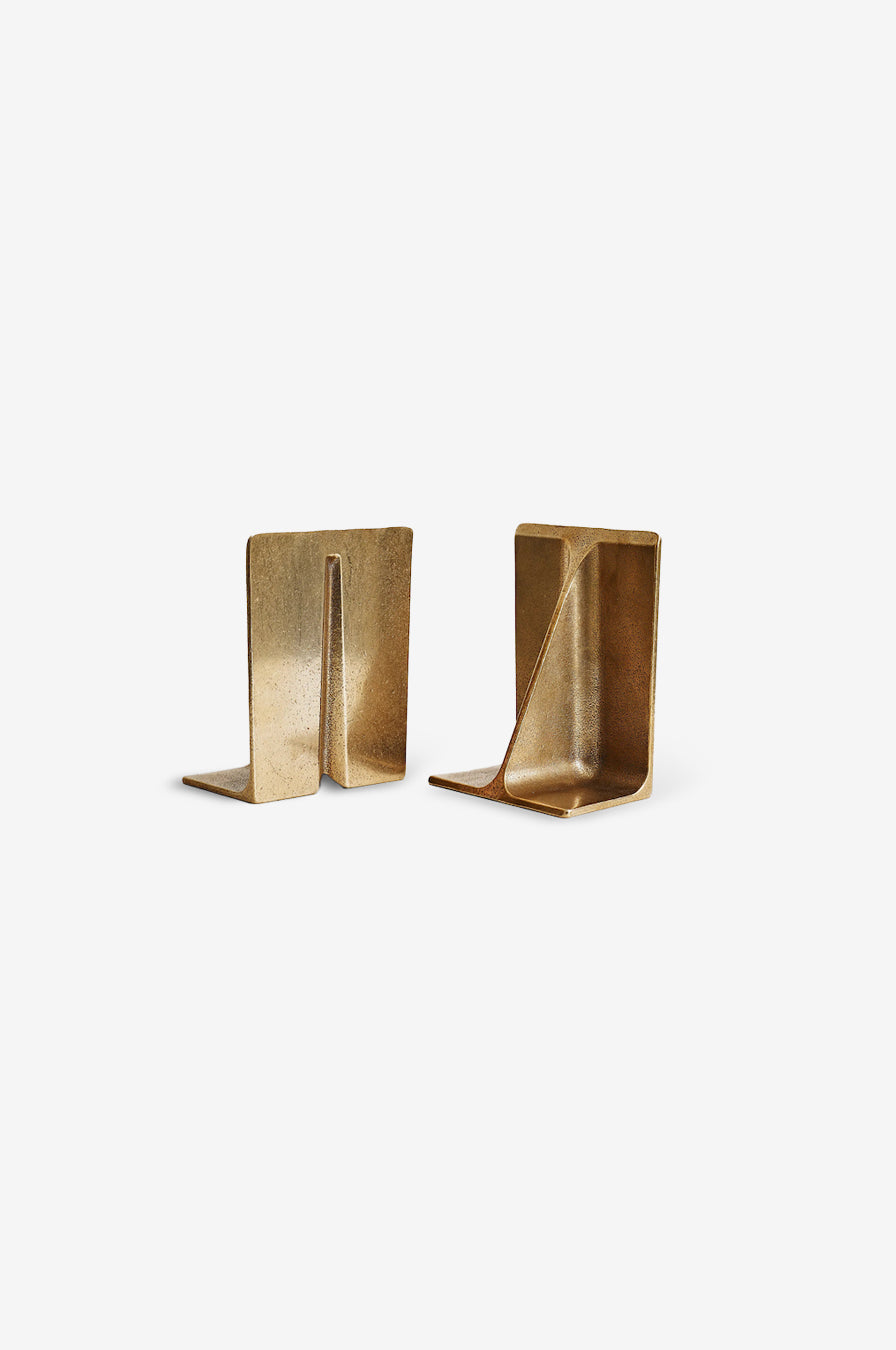 Fin Bookends in Bronze - Pair