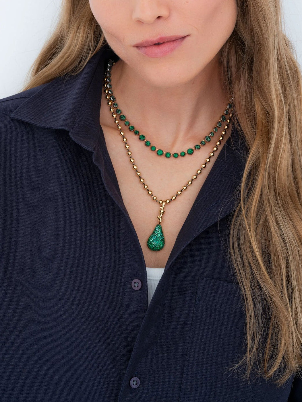 Pendant - Emerald Prickly Pear