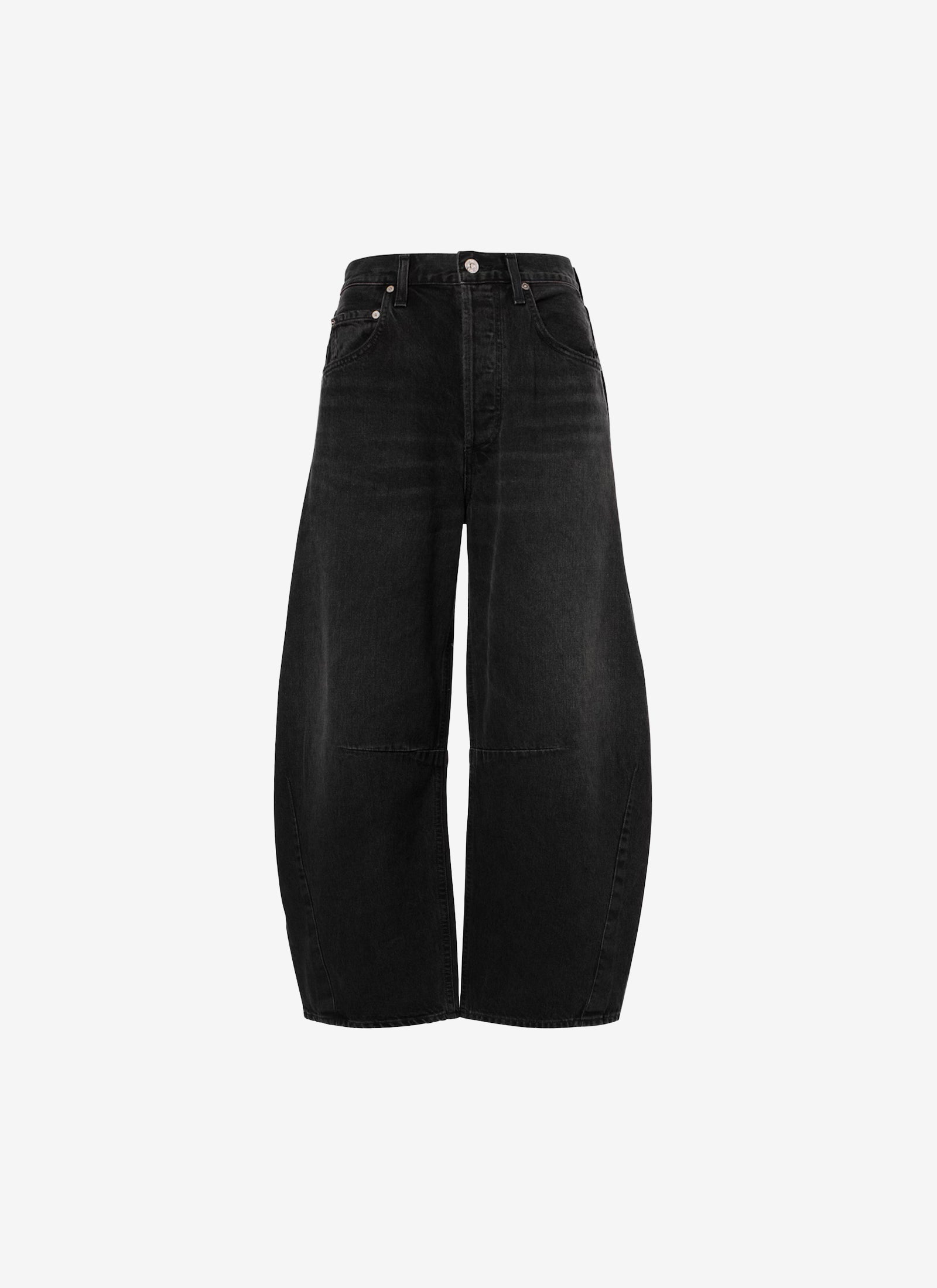 Horseshoe Jean in Andreas (Washed Black w Stitched Hem)