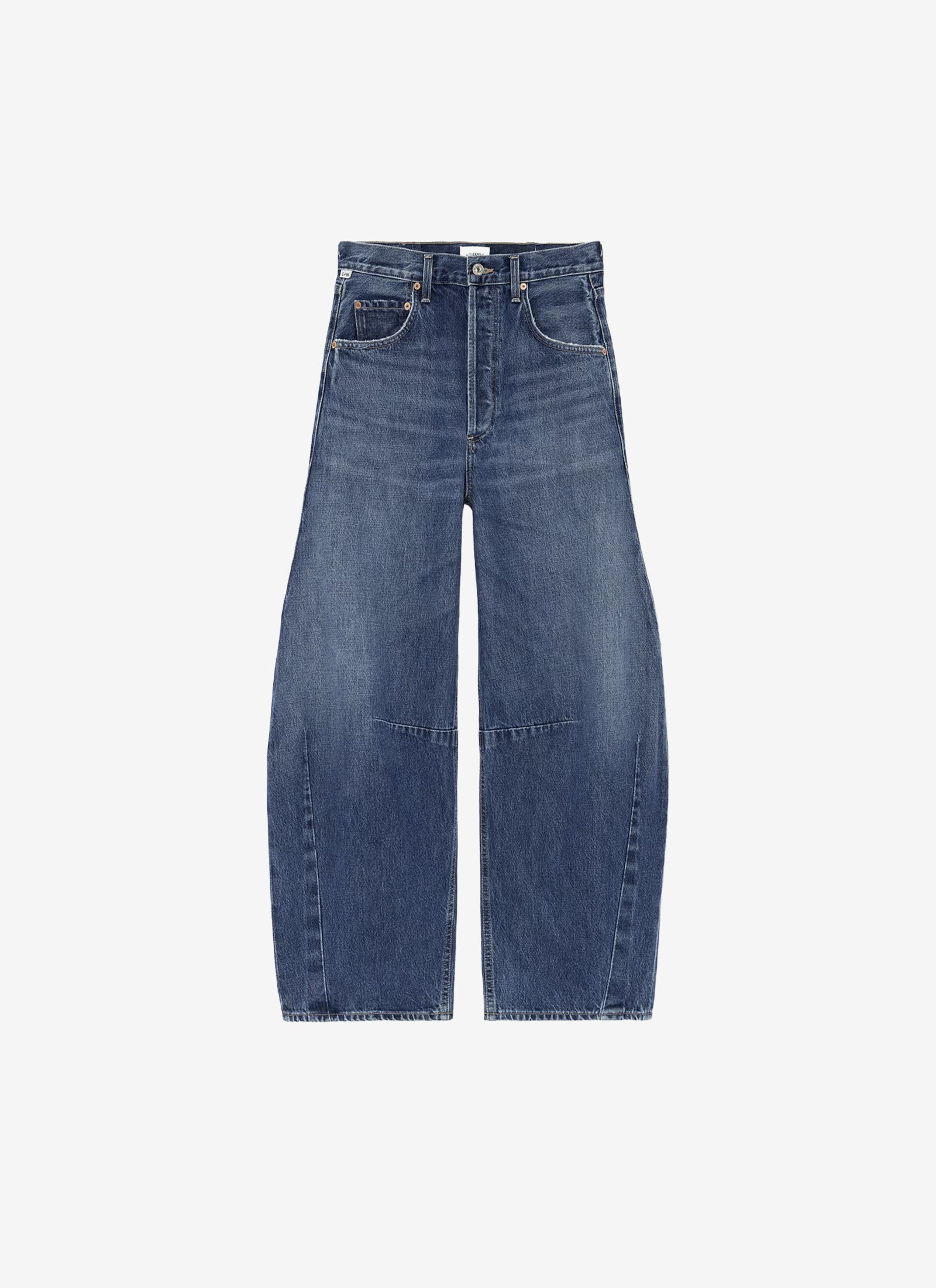 Horseshoe Jean in Claremont (Blue w Stitched Hem)