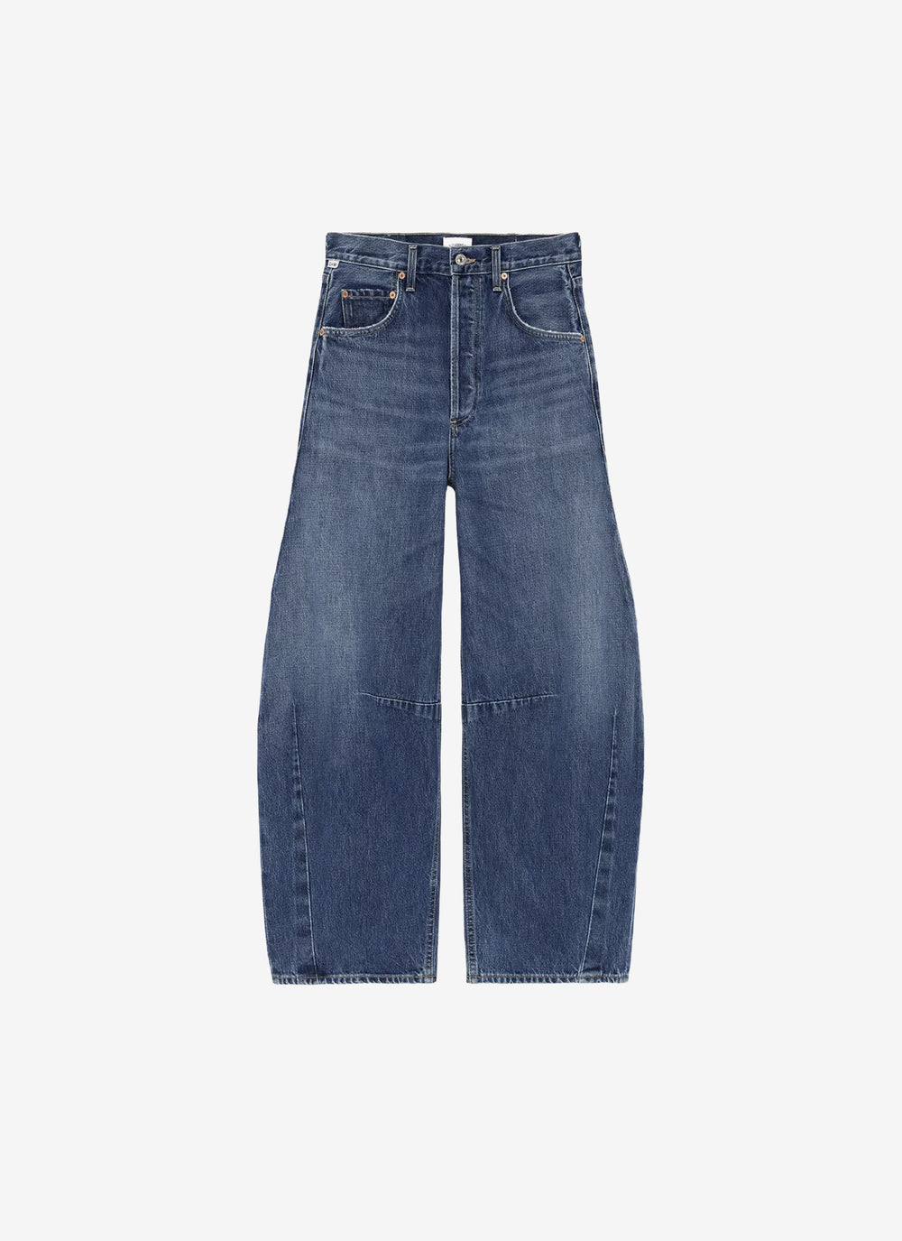 Horseshoe Jean in Claremont (Blue w Stitched Hem) | Simon James Horseshoe Jean in Claremont (Blue w Stitched Hem) | Simon James
