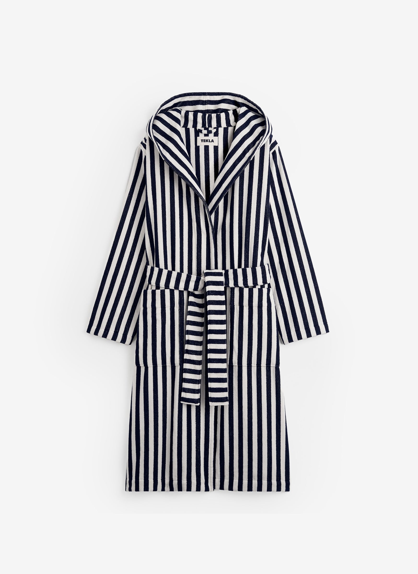 Hooded Bathrobe - Humbug Stripes