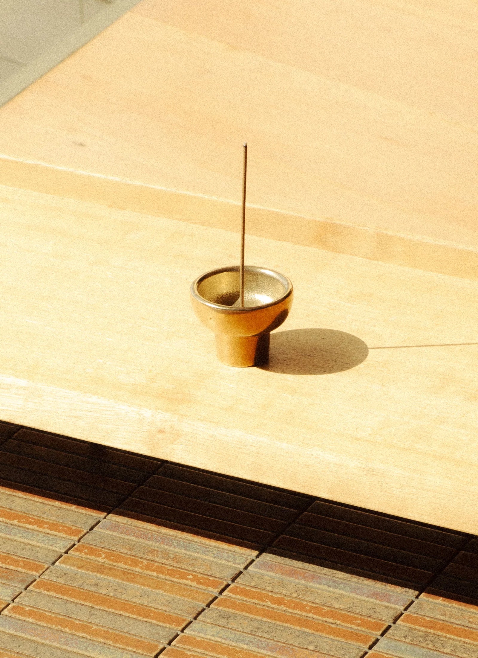 Incense Burner in Bronzed Brass