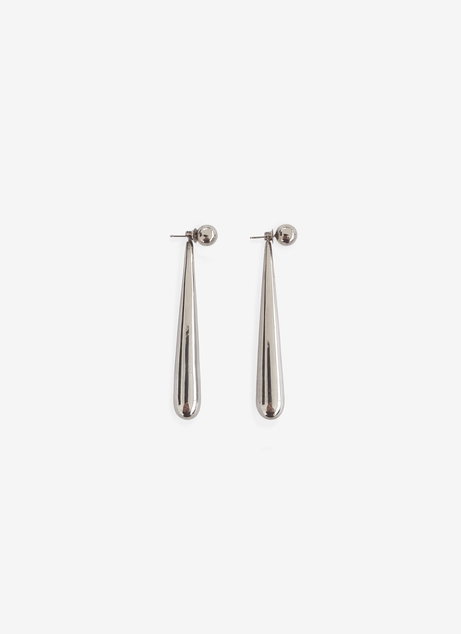 Large Angelika Earrings - Silver