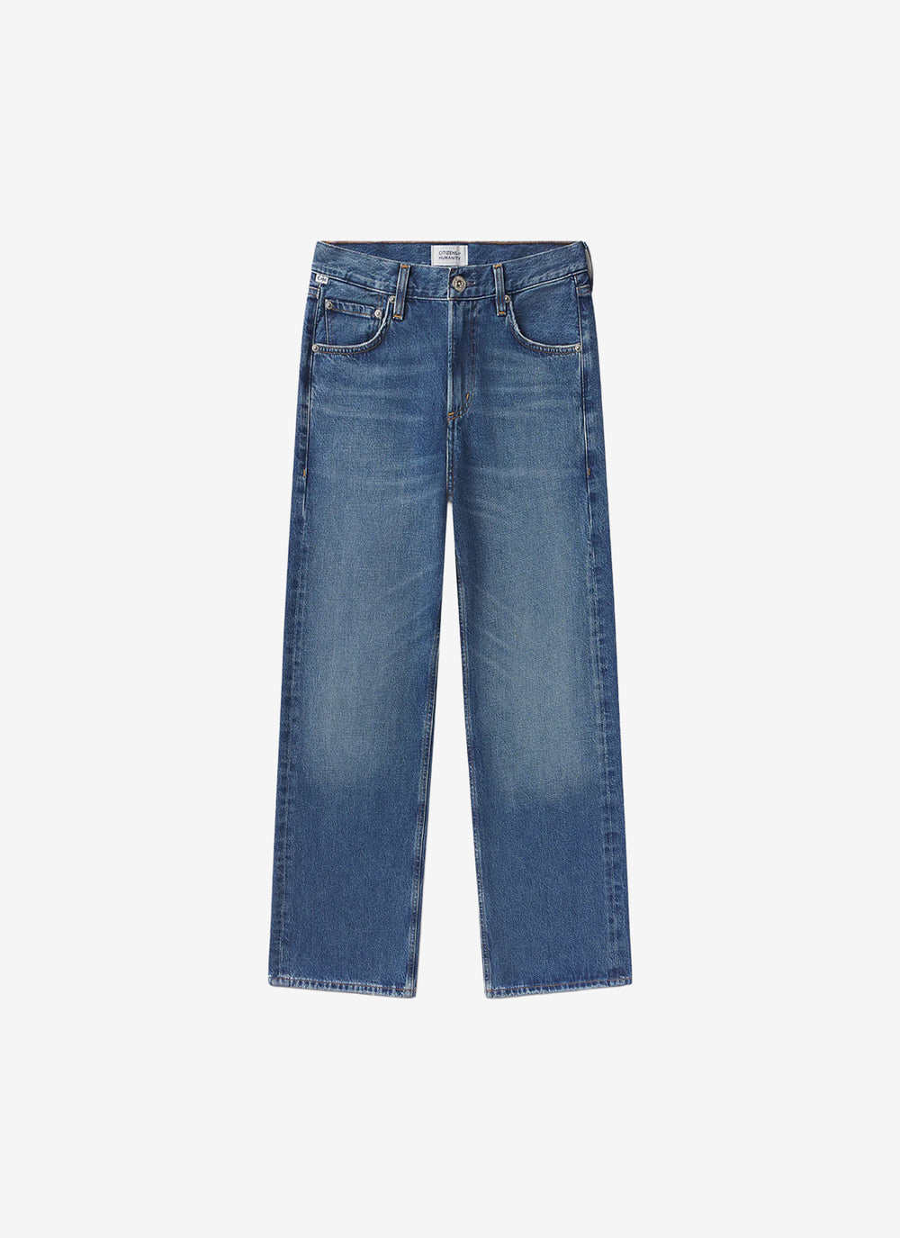 Lindz Easy Straight in Chaya (Mid-Blue) | Simon James