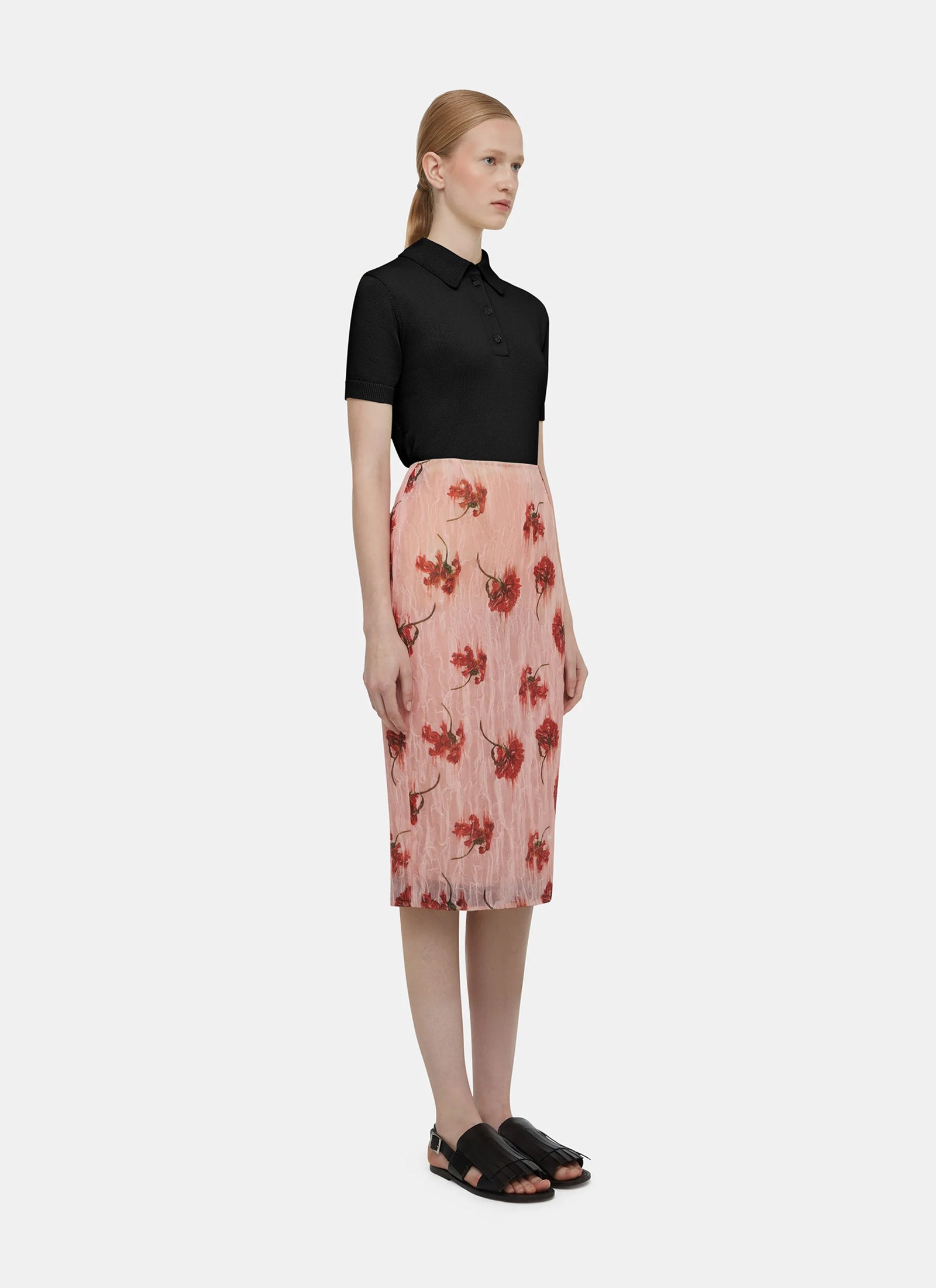 Lorelei Skirt - Floral Organza