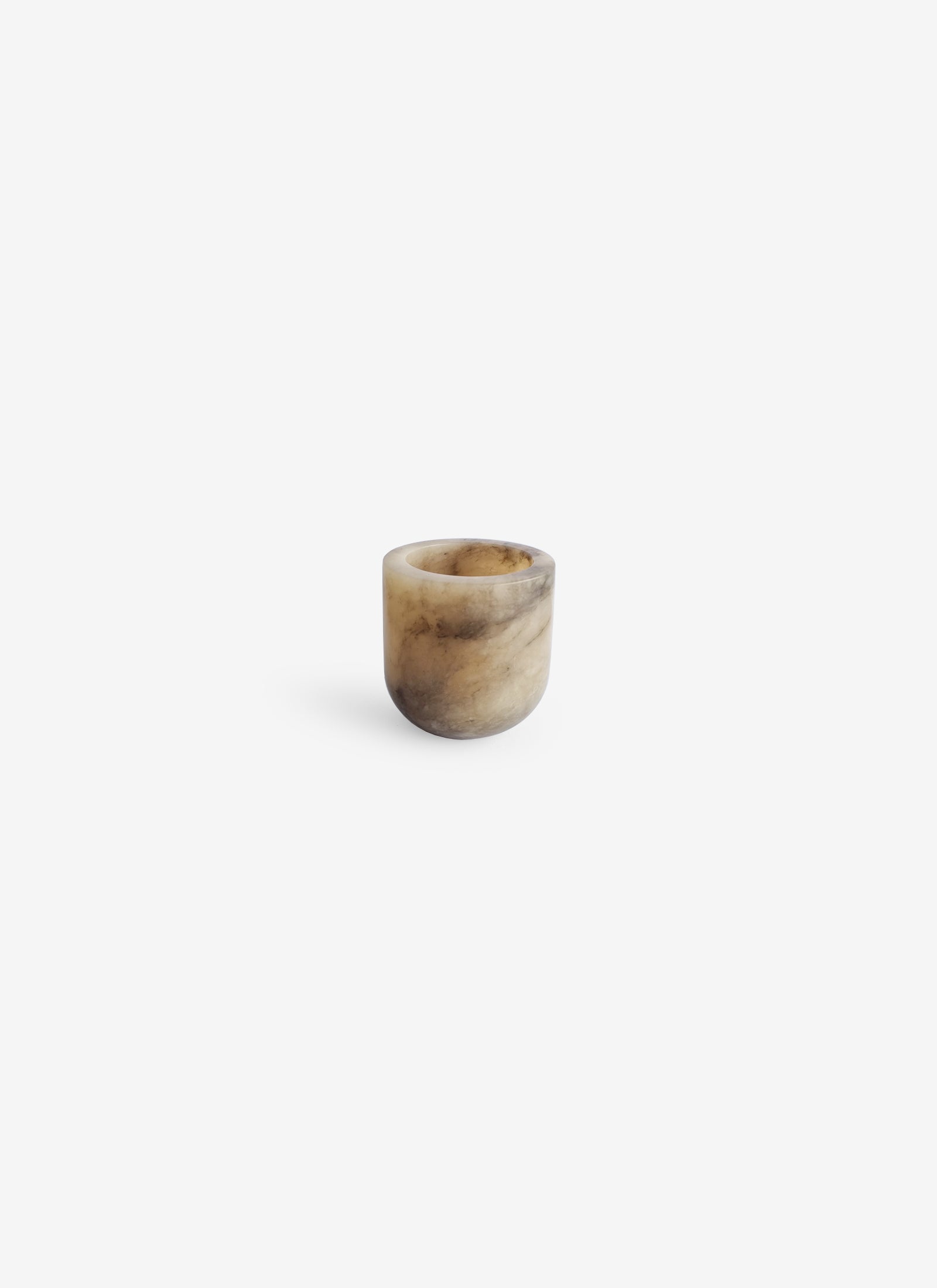 Luce Tealight Small - Tabac Alabaster