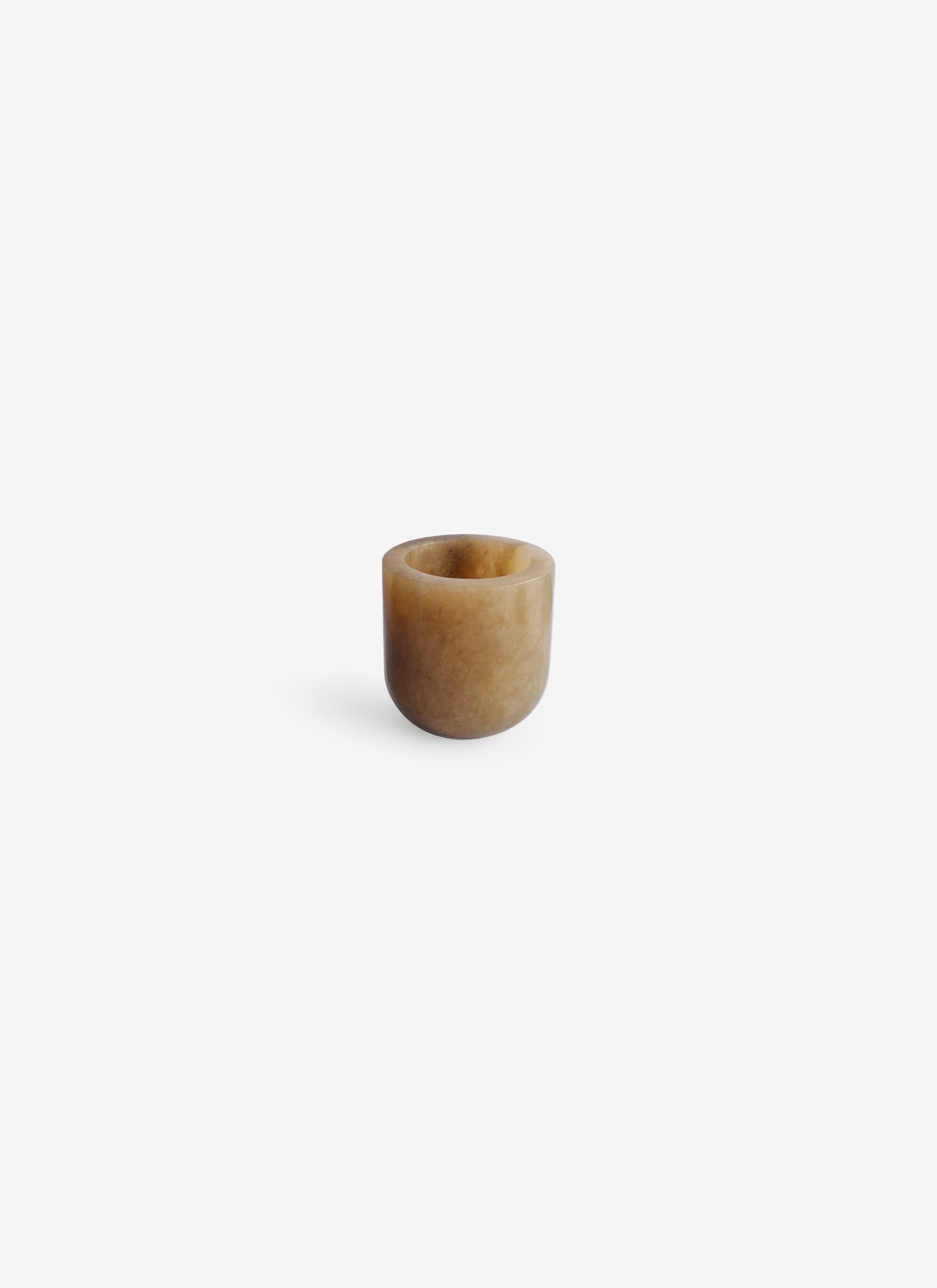 Luce Tealight Small - Tabac Alabaster