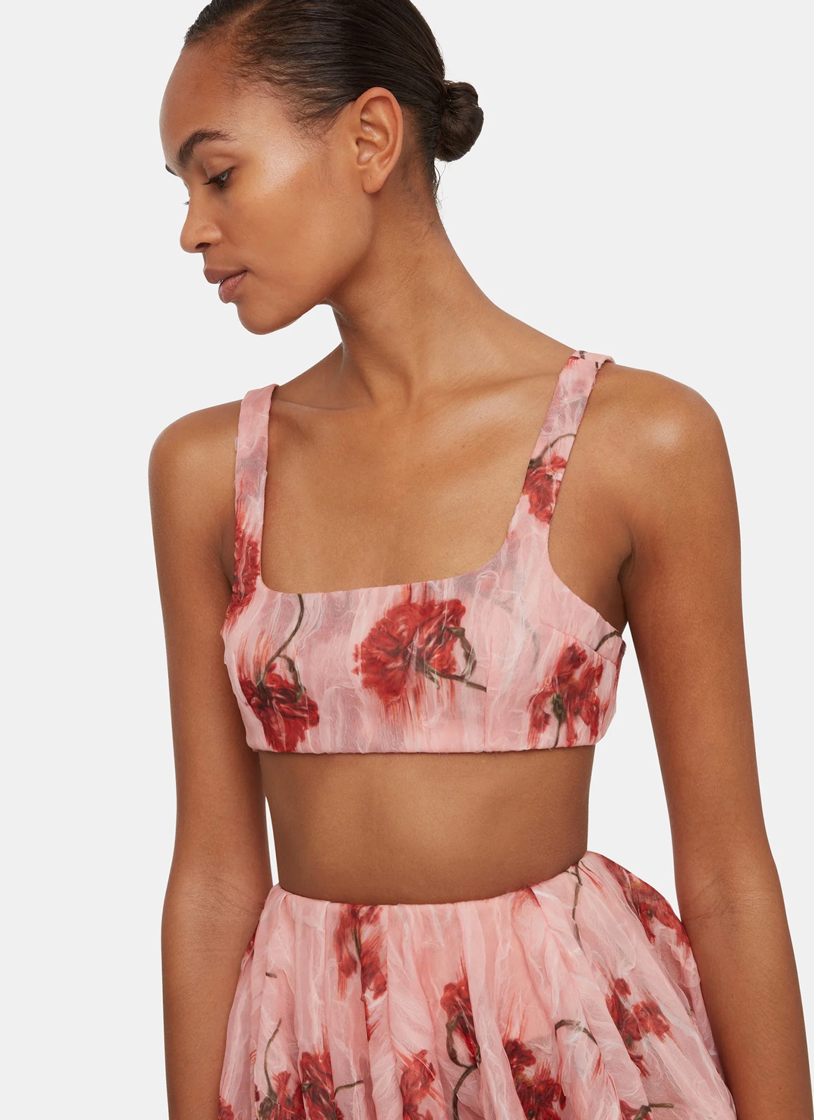 Luis Bralette - Floral Organza