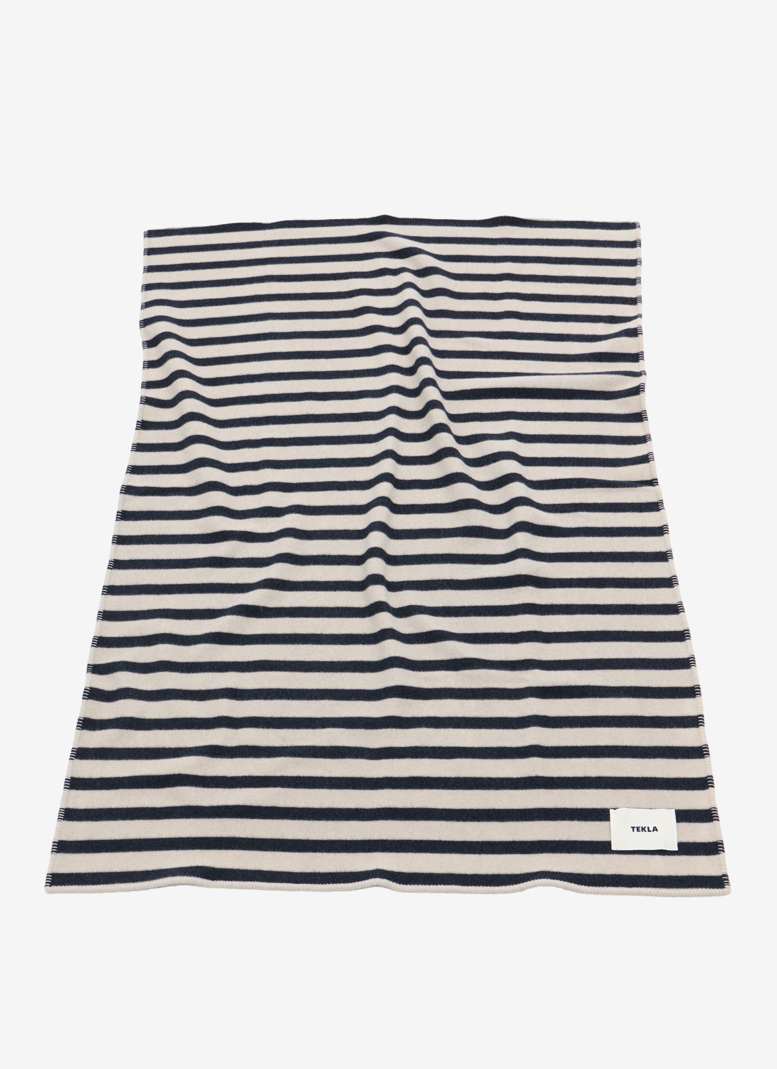 Lambswool Blanket - Magpie Stripes