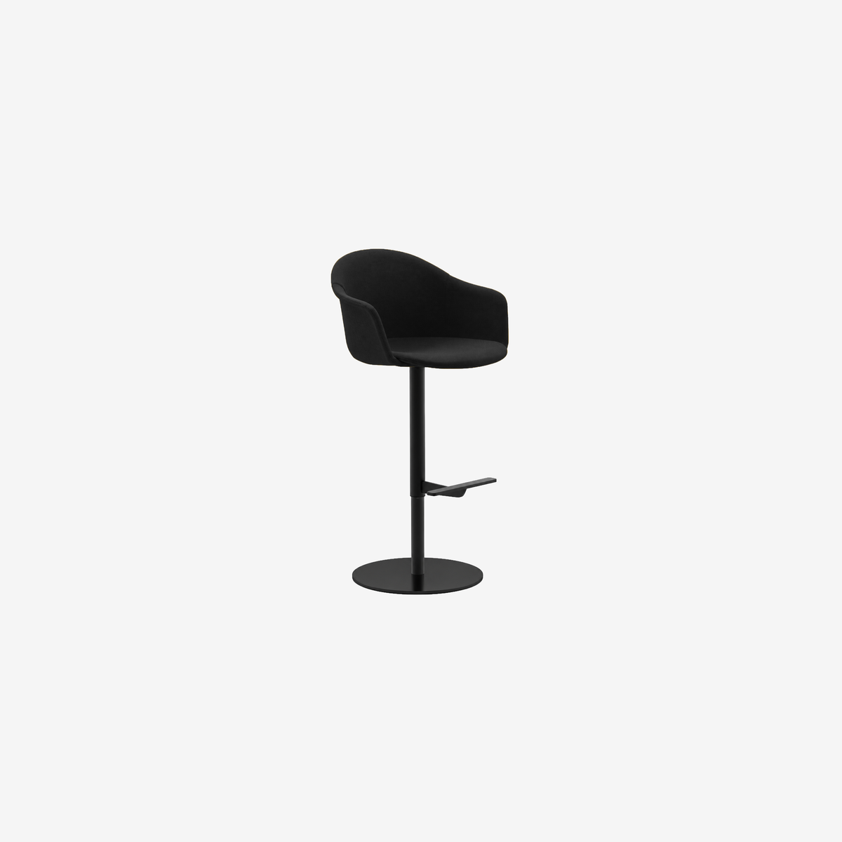 Mani Armshell Fabric Stool