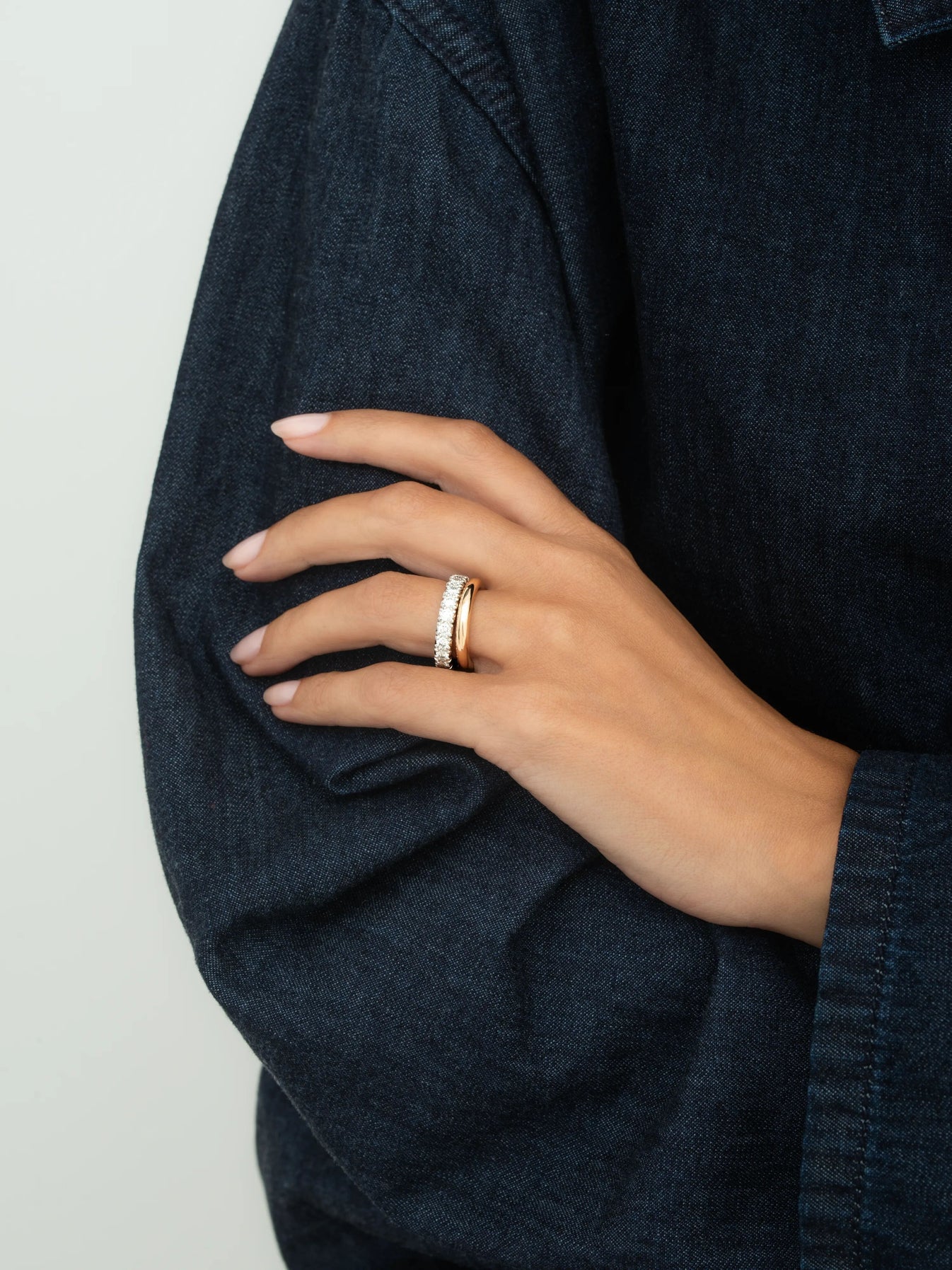 Eternity Band - Medium Diamond Cut-Down WG