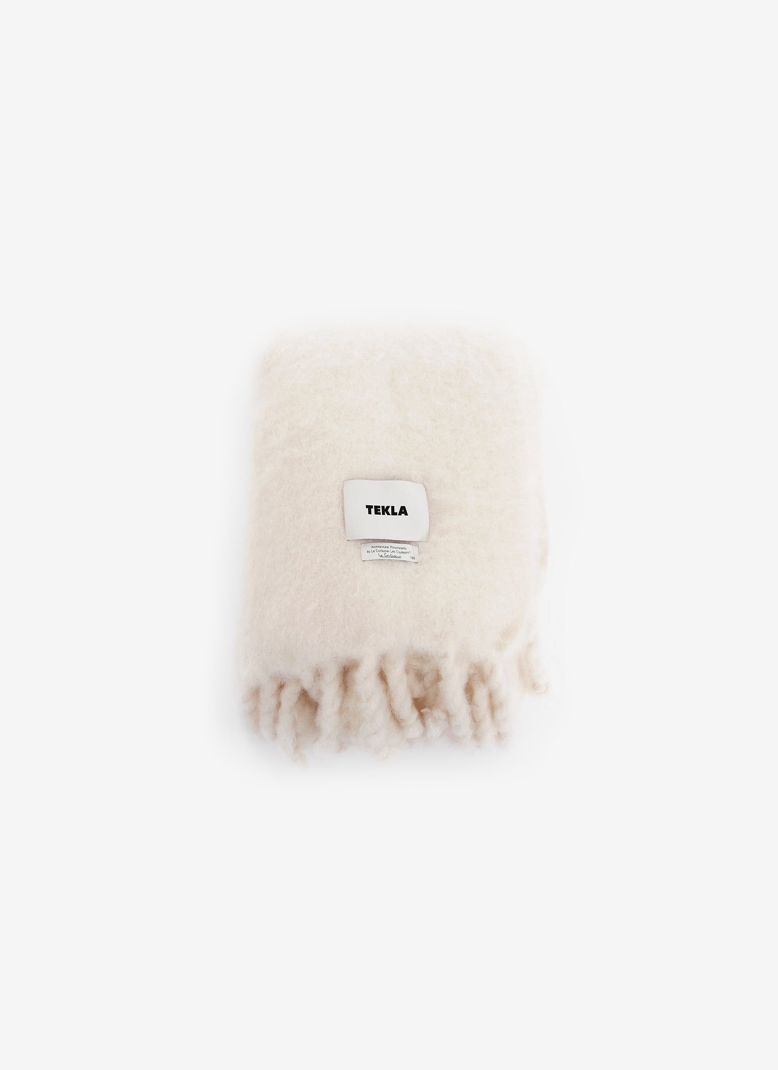 Le Corbusier Mohair Blanket - Blanc