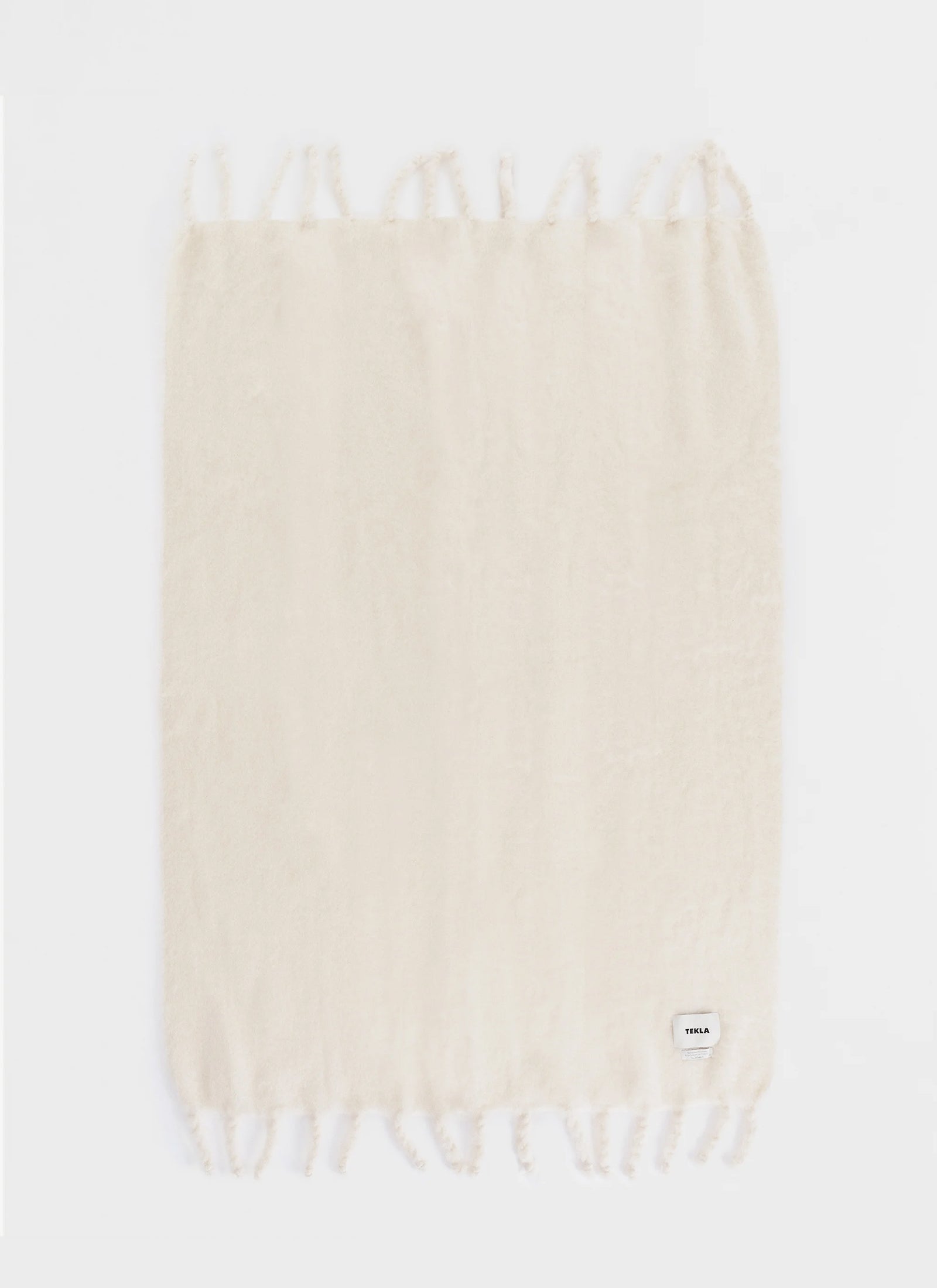 Le Corbusier Mohair Blanket - Blanc