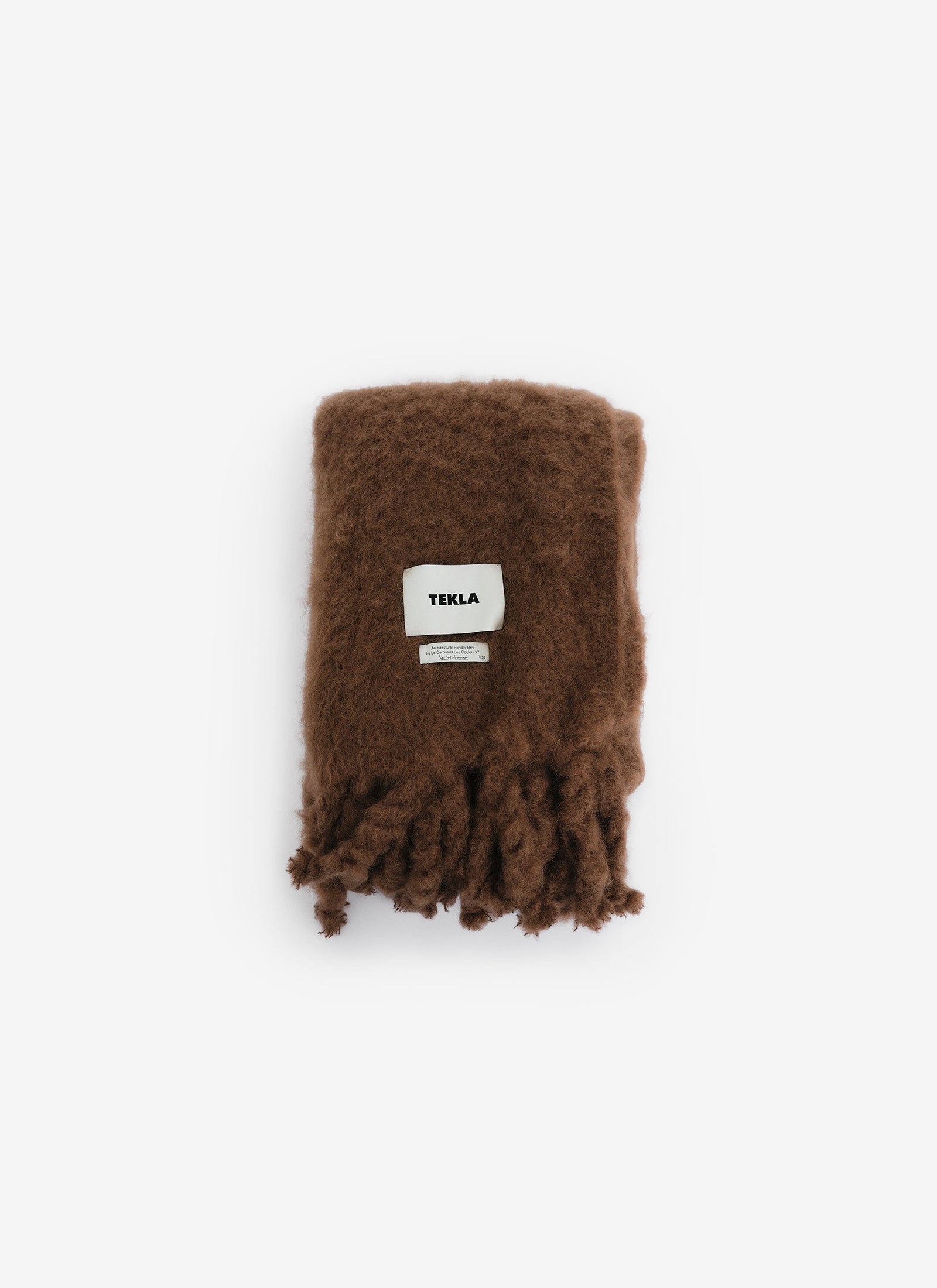 Le Corbusier Mohair Blanket - Terre Sienne Brulee