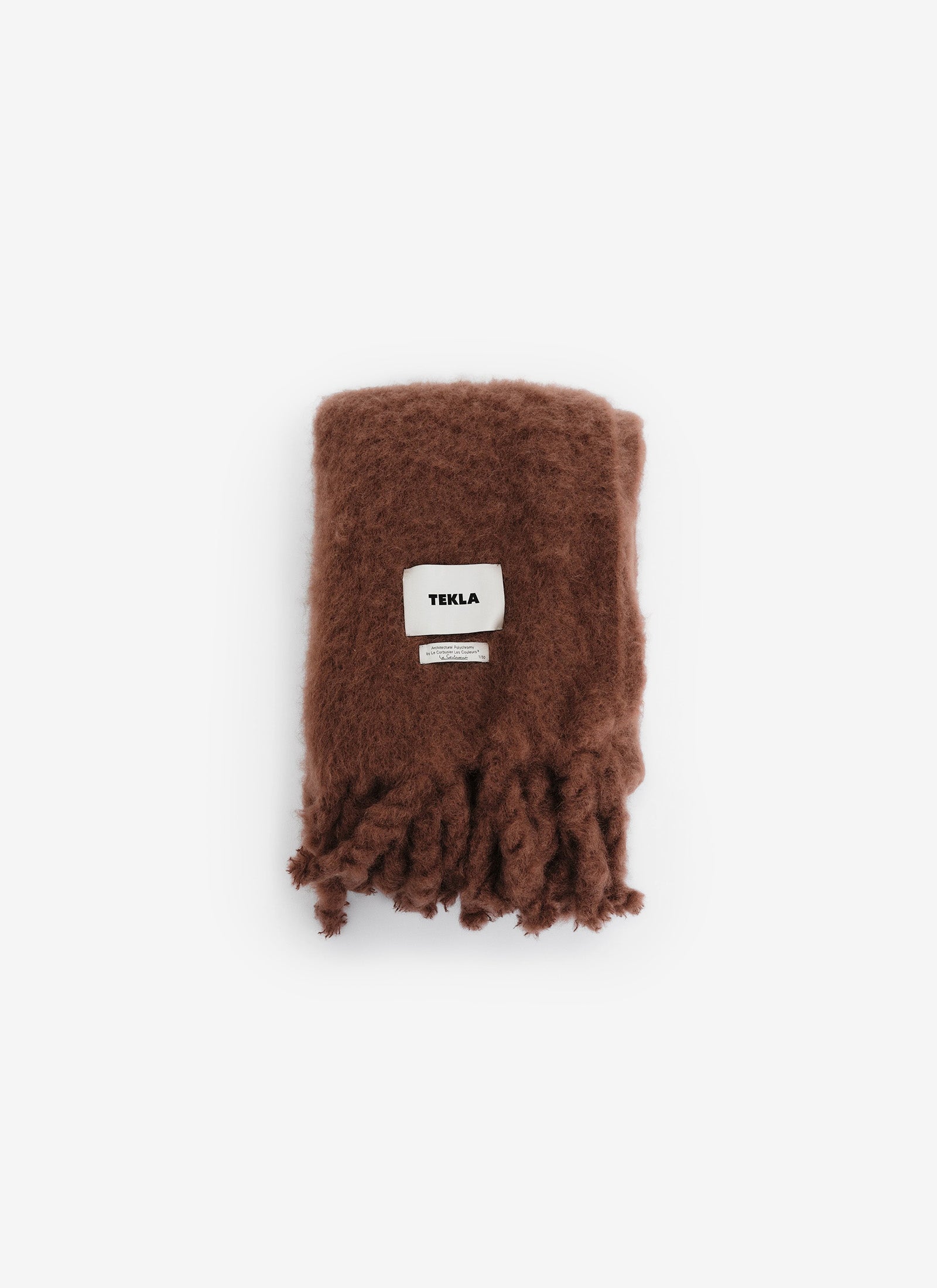 Le Corbusier Mohair Blanket - Terre Sienne Brulee