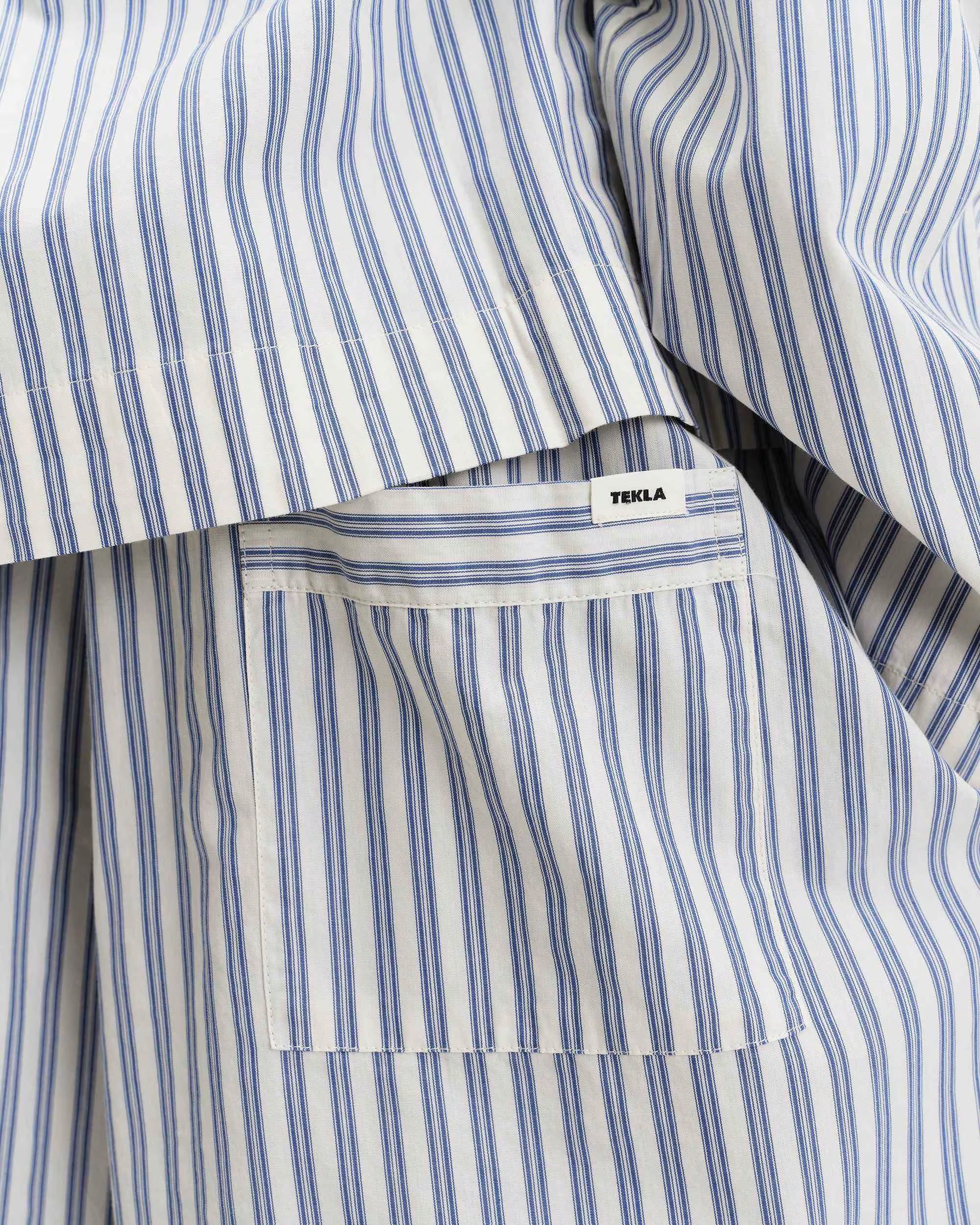 Poplin Sleep Shorts - Skagen Stripes