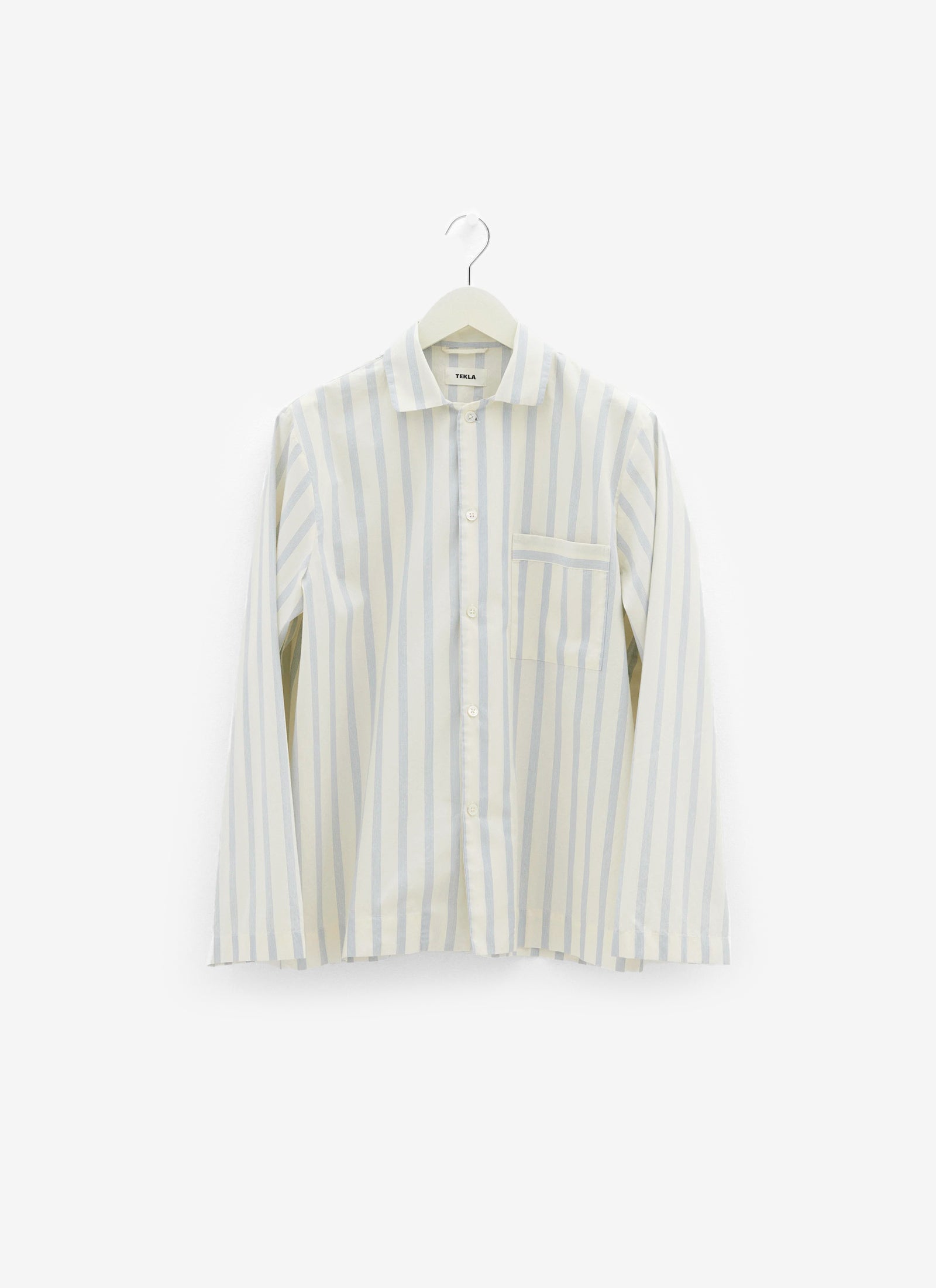 Poplin Sleep Shirt - Needle Stripes