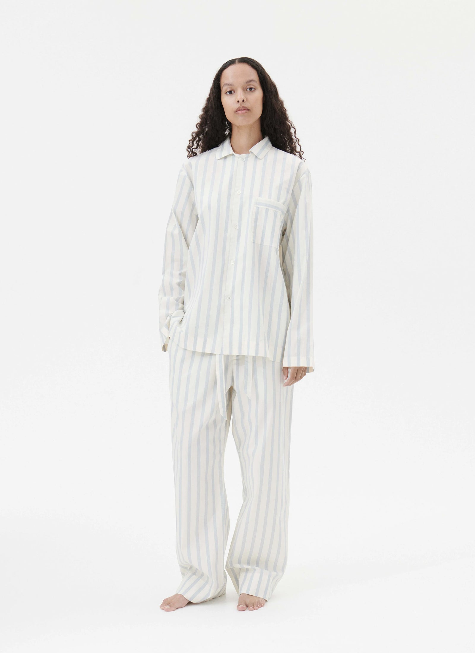 Poplin Sleep Pants - Needle Stripes