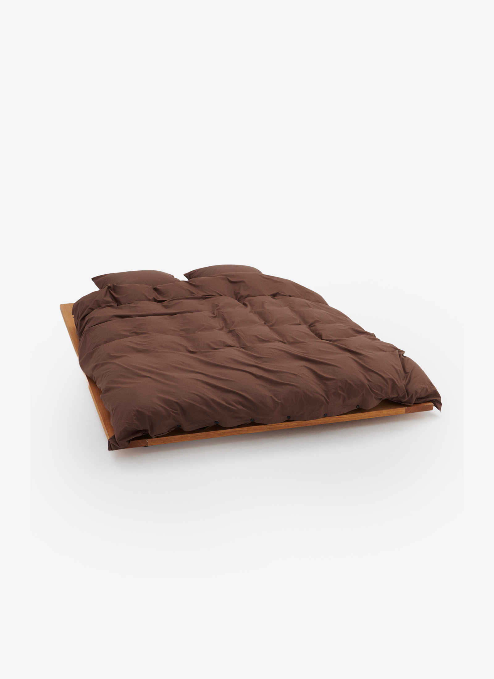 Duvet Cover in Cocoa Brown